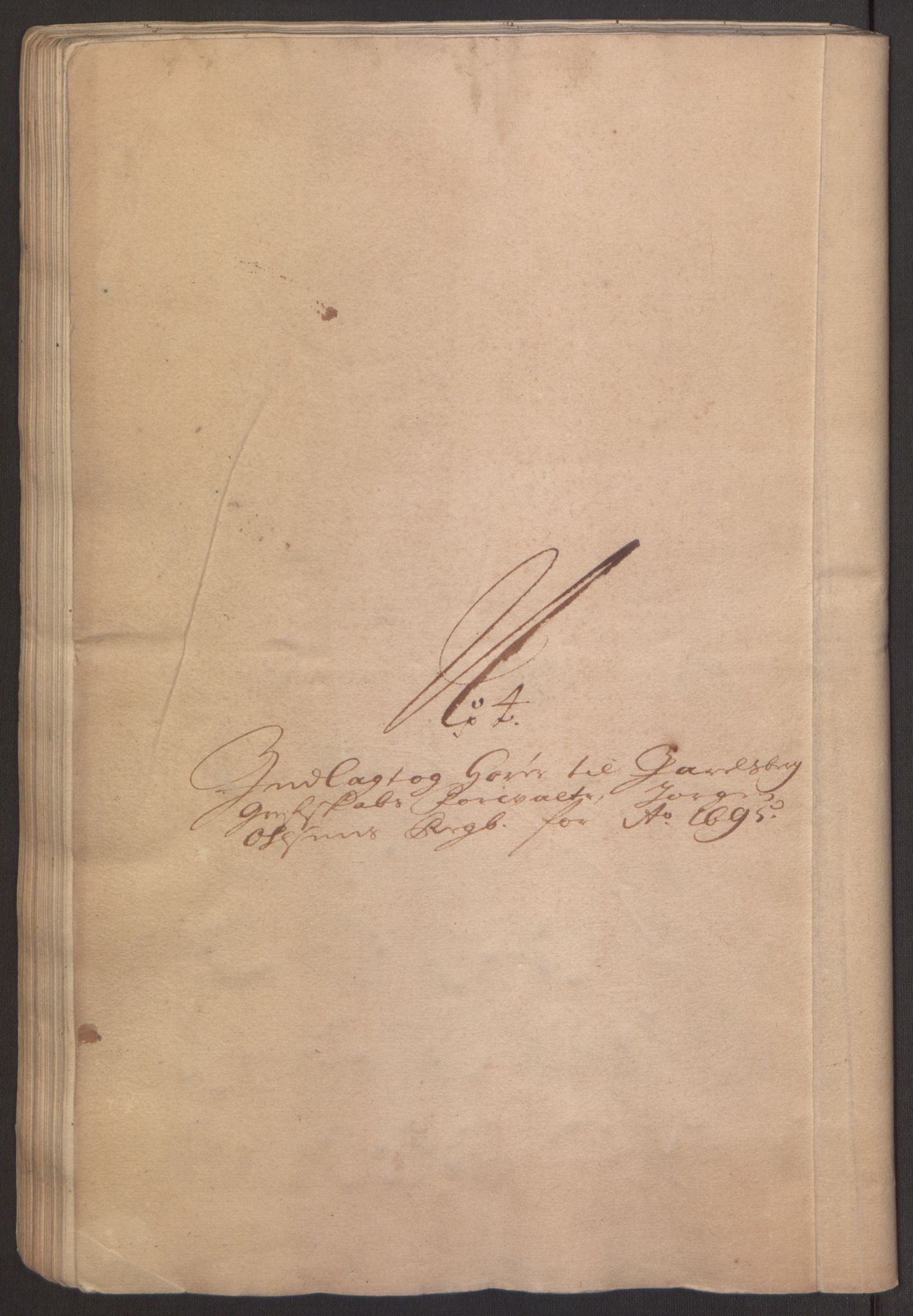 Rentekammeret inntil 1814, Reviderte regnskaper, Fogderegnskap, AV/RA-EA-4092/R32/L1867: Fogderegnskap Jarlsberg grevskap, 1694-1696, p. 252