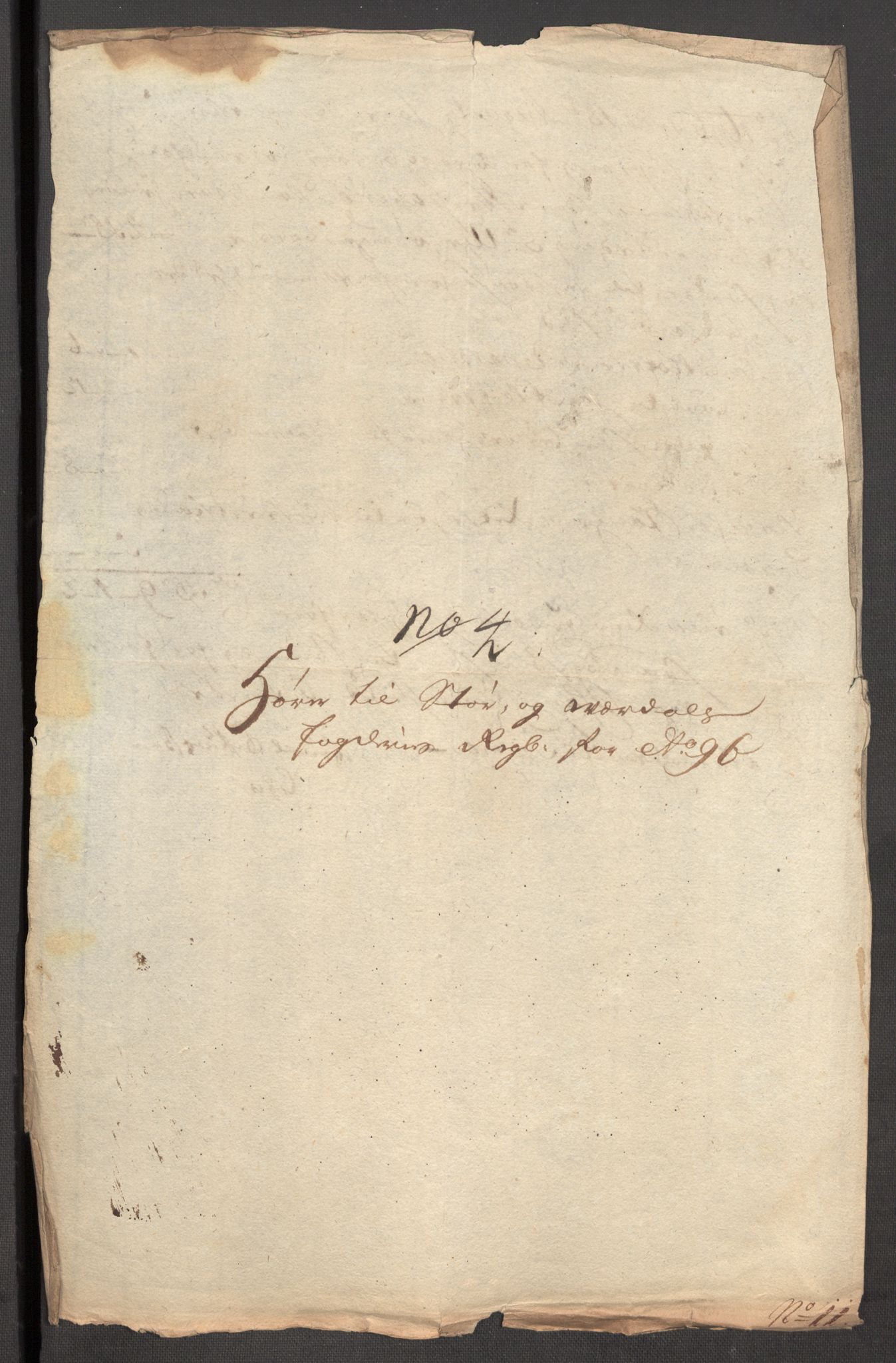 Rentekammeret inntil 1814, Reviderte regnskaper, Fogderegnskap, RA/EA-4092/R62/L4188: Fogderegnskap Stjørdal og Verdal, 1696, p. 168