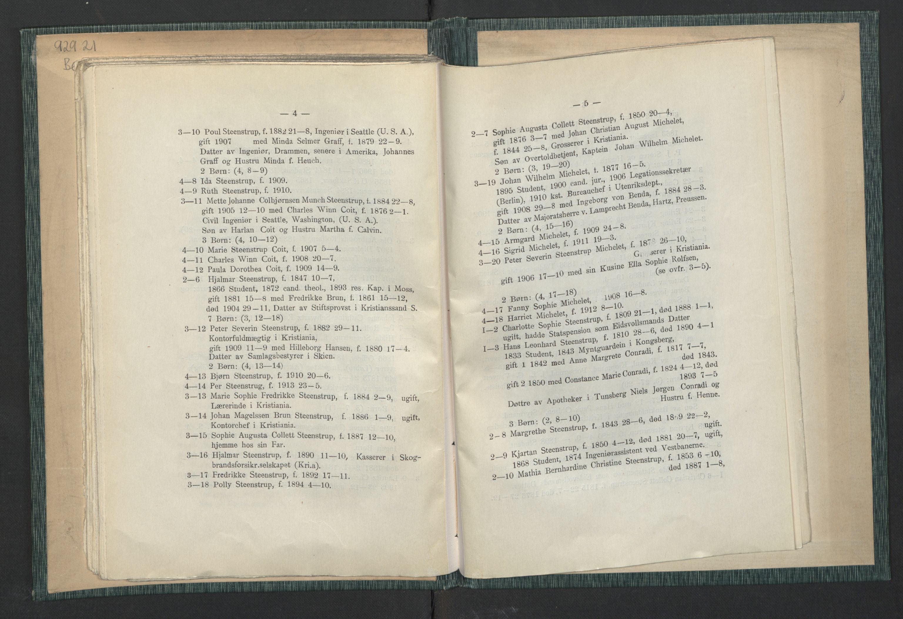 Andre publikasjoner, PUBL/PUBL-999/0003/0001: Johan Kielland Bergwitz: Vore Eidsvollsmænds efterkommere. Gjennem alle linjer i 100 aar (1914), 1814-1914, p. 67