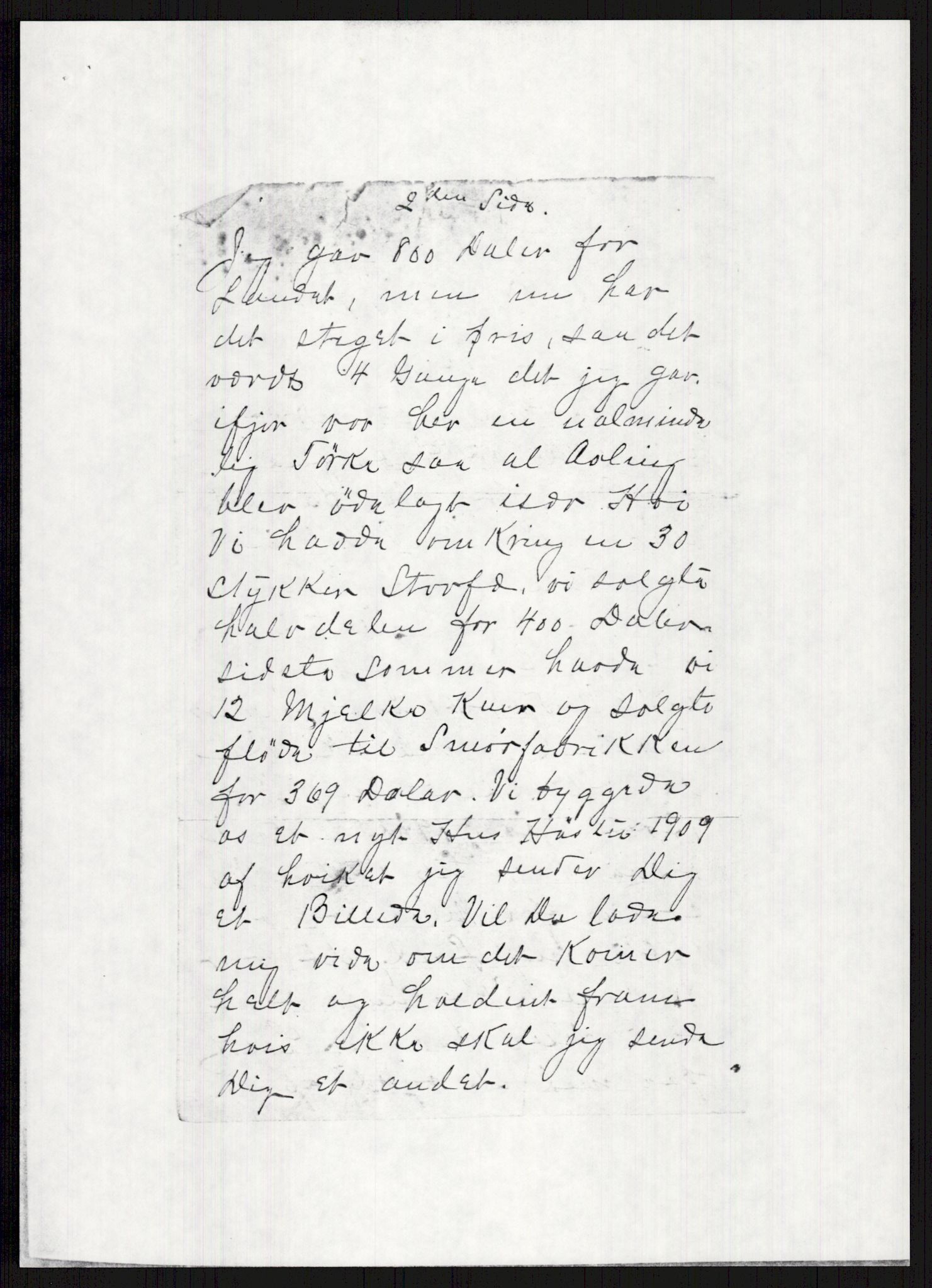 Samlinger til kildeutgivelse, Amerikabrevene, AV/RA-EA-4057/F/L0024: Innlån fra Telemark: Gunleiksrud - Willard, 1838-1914, p. 245