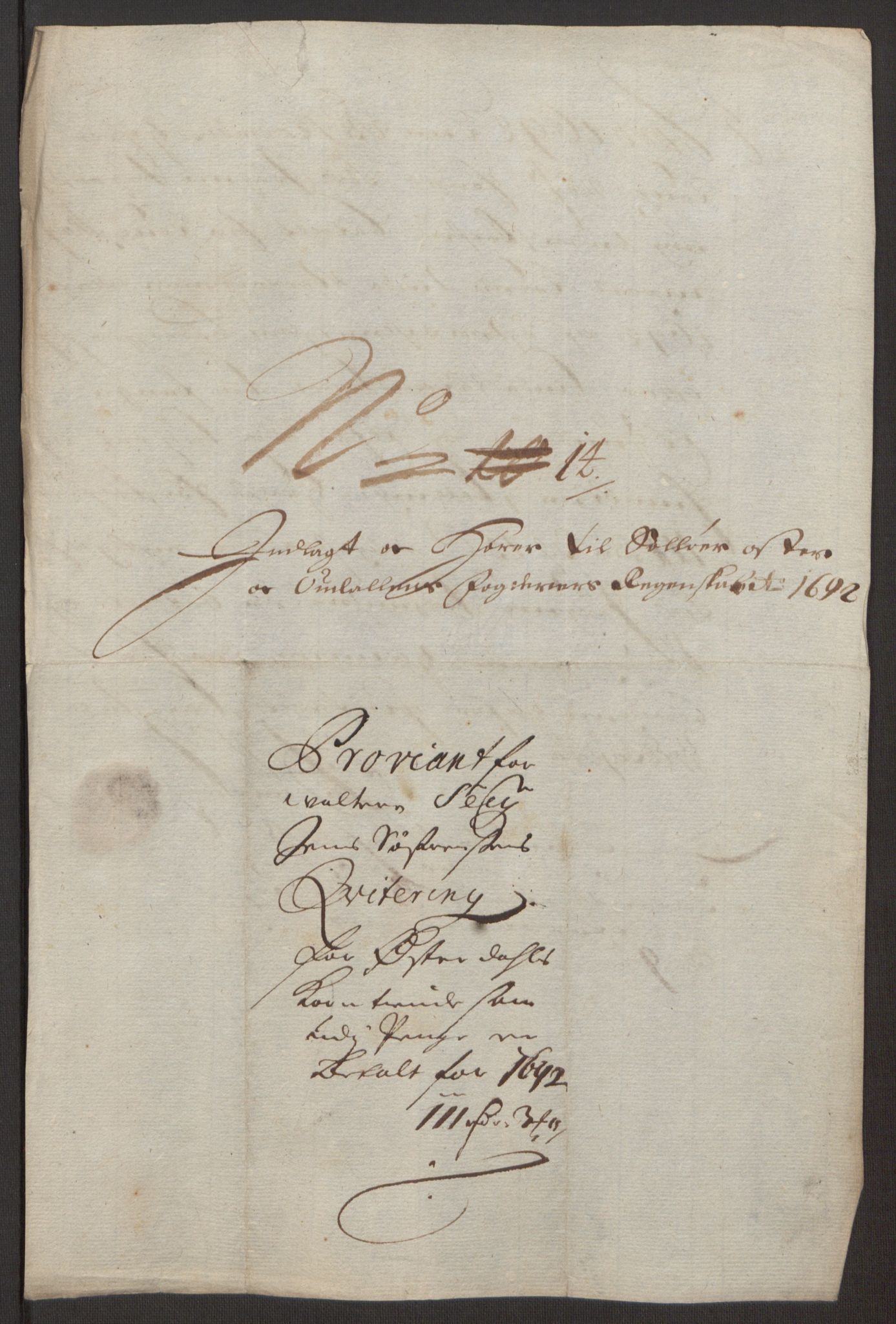 Rentekammeret inntil 1814, Reviderte regnskaper, Fogderegnskap, RA/EA-4092/R13/L0830: Fogderegnskap Solør, Odal og Østerdal, 1692, p. 349