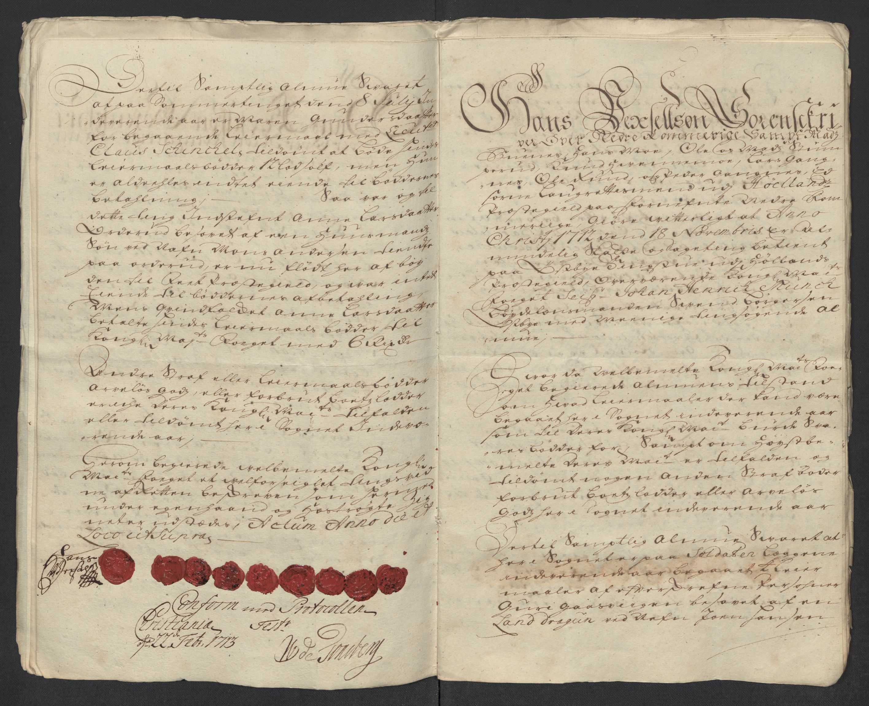 Rentekammeret inntil 1814, Reviderte regnskaper, Fogderegnskap, AV/RA-EA-4092/R11/L0594: Fogderegnskap Nedre Romerike, 1712, p. 223