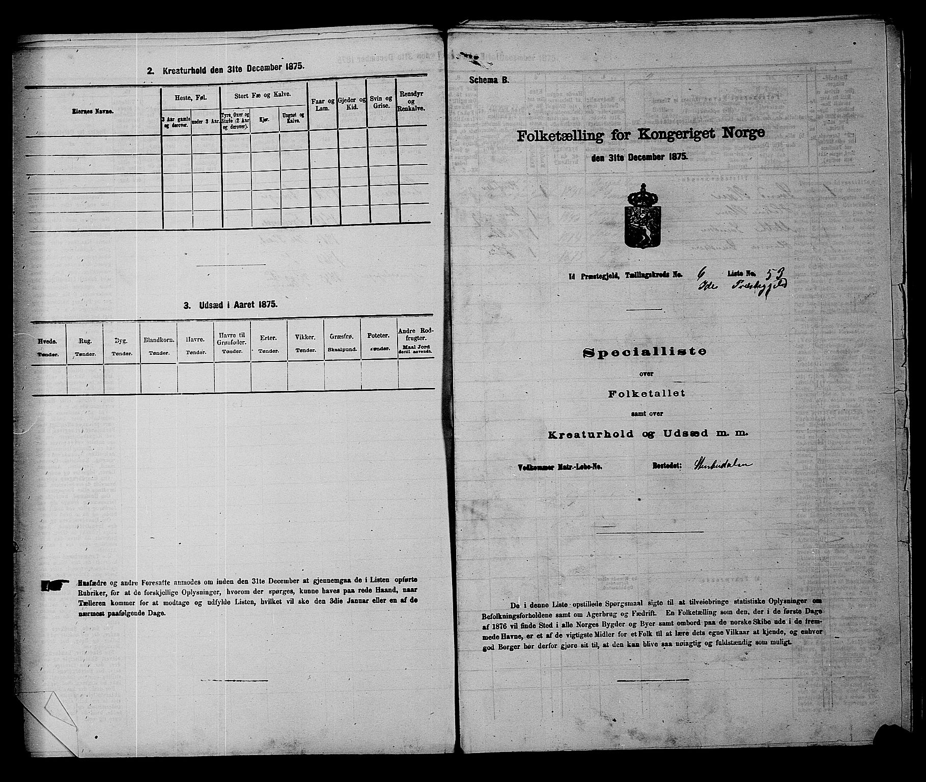 RA, 1875 census for 0117P Idd, 1875, p. 1110