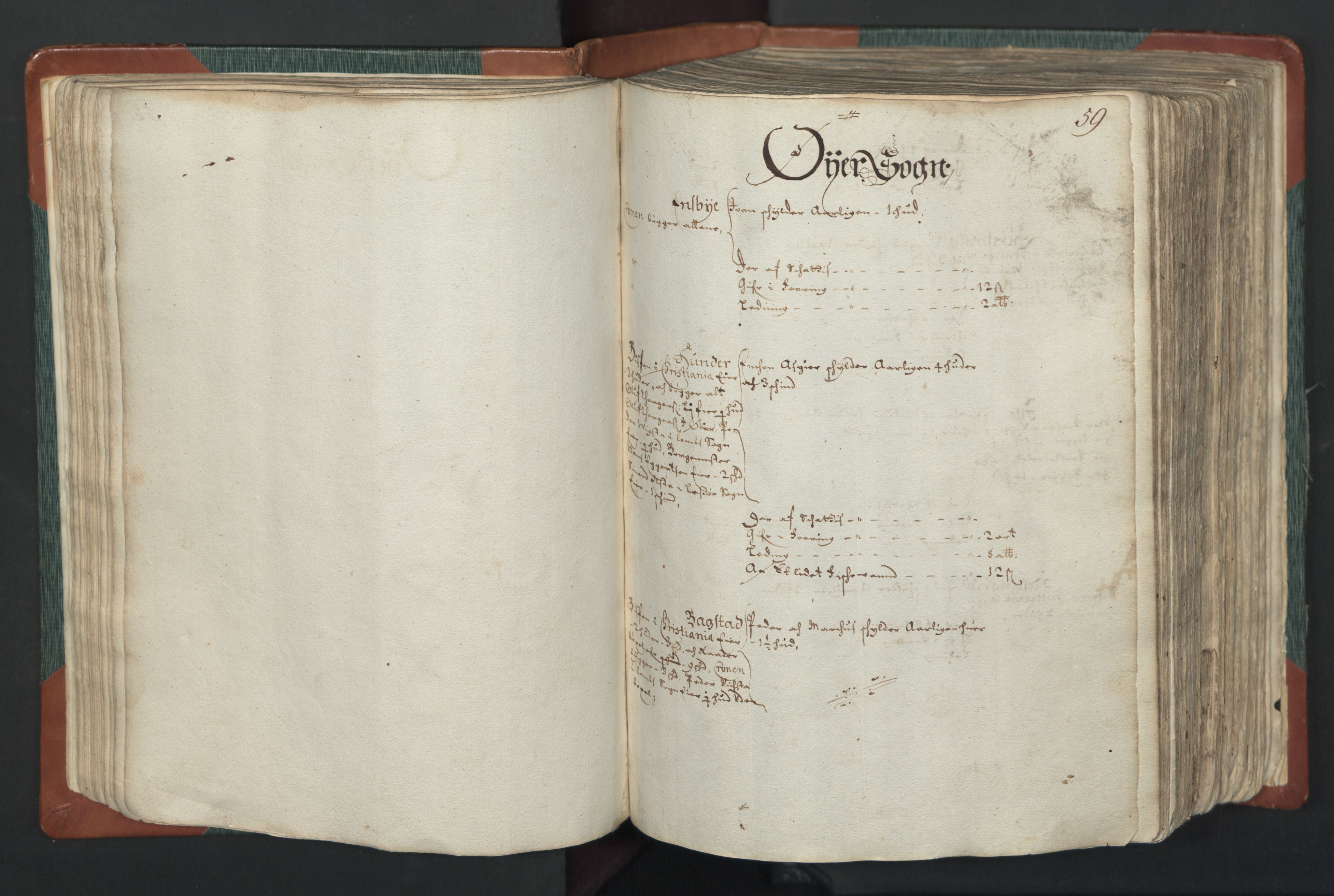Rentekammeret inntil 1814, Realistisk ordnet avdeling, AV/RA-EA-4070/L/L0008: Oppland lagdømme. Alminnelig jordebok med skatteligning for Gudbrandsdalen og Hedemarken., 1661, p. 58b-59a