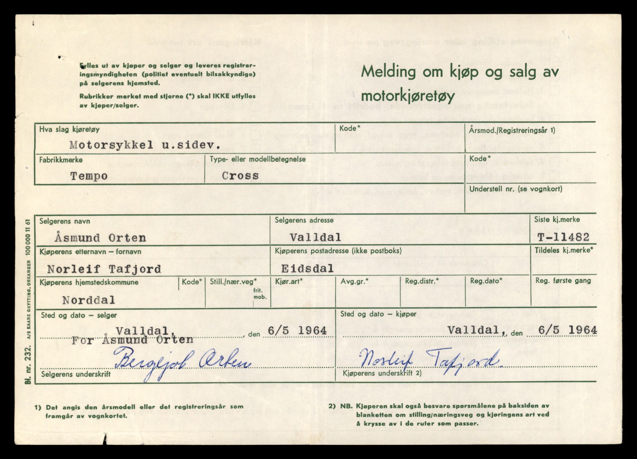Møre og Romsdal vegkontor - Ålesund trafikkstasjon, AV/SAT-A-4099/F/Fe/L0029: Registreringskort for kjøretøy T 11430 - T 11619, 1927-1998, p. 949