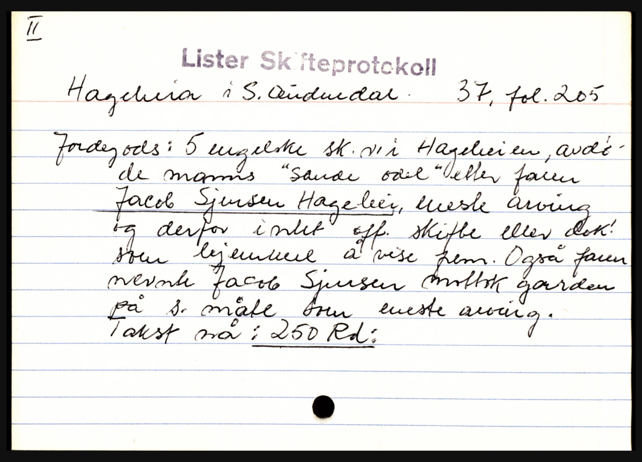 Lister sorenskriveri, AV/SAK-1221-0003/H, p. 13457