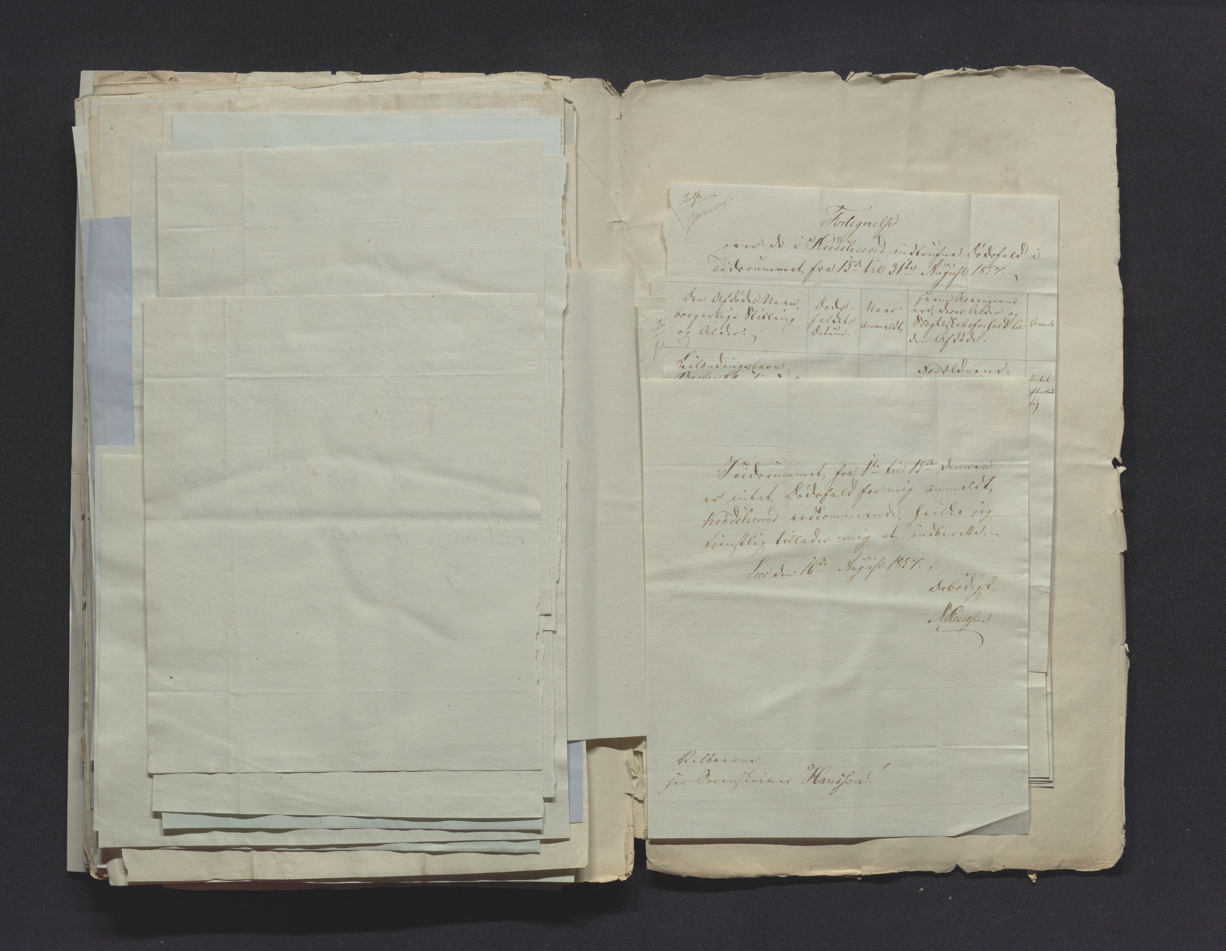 Eiker, Modum og Sigdal sorenskriveri, AV/SAKO-A-123/H/Ha/Hab/L0009: Dødsfallsmeldinger, 1854-1857, p. 537