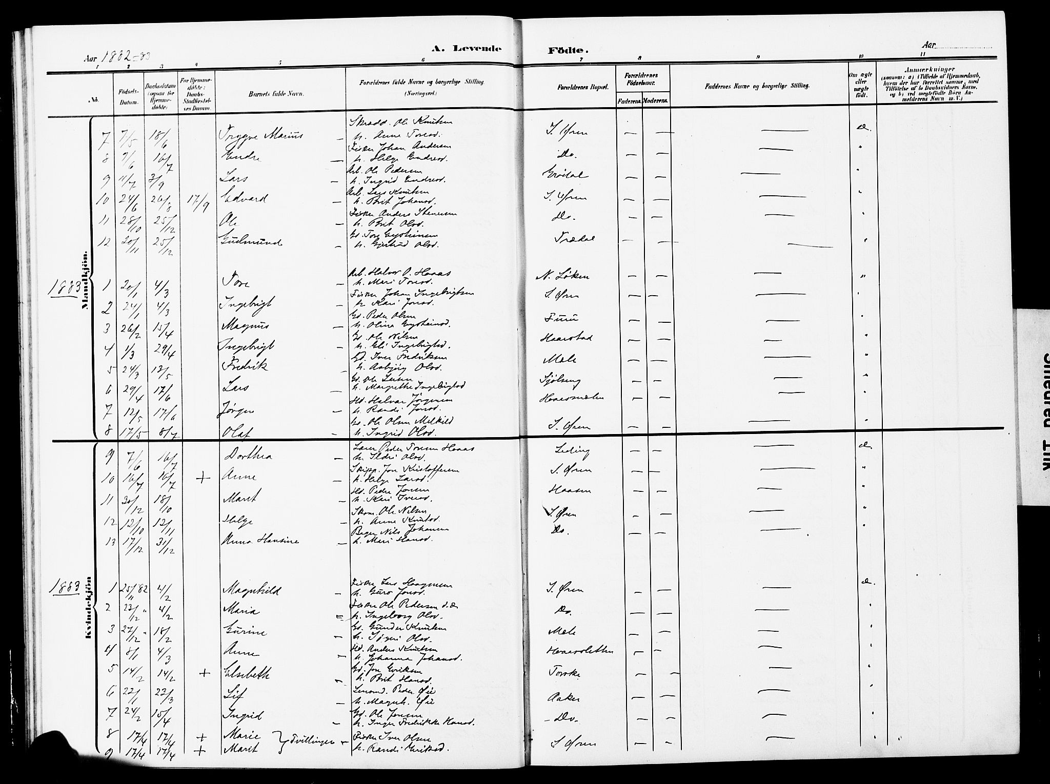 Ministerialprotokoller, klokkerbøker og fødselsregistre - Møre og Romsdal, AV/SAT-A-1454/590/L1017: Parish register (copy) no. 590C02, 1869-1931