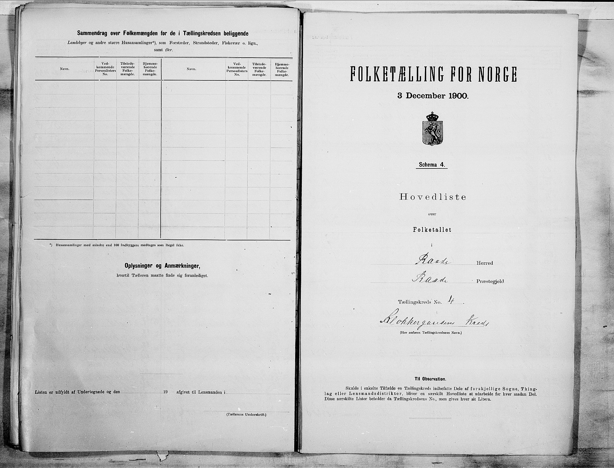 SAO, 1900 census for Råde, 1900, p. 12