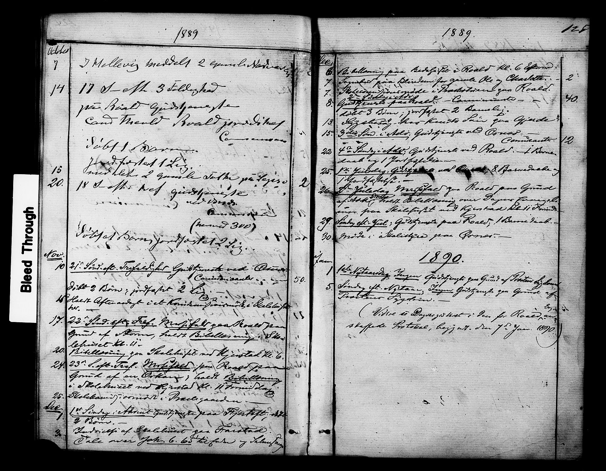 Ministerialprotokoller, klokkerbøker og fødselsregistre - Møre og Romsdal, AV/SAT-A-1454/536/L0499: Parish register (official) no. 536A08, 1875-1890, p. 125