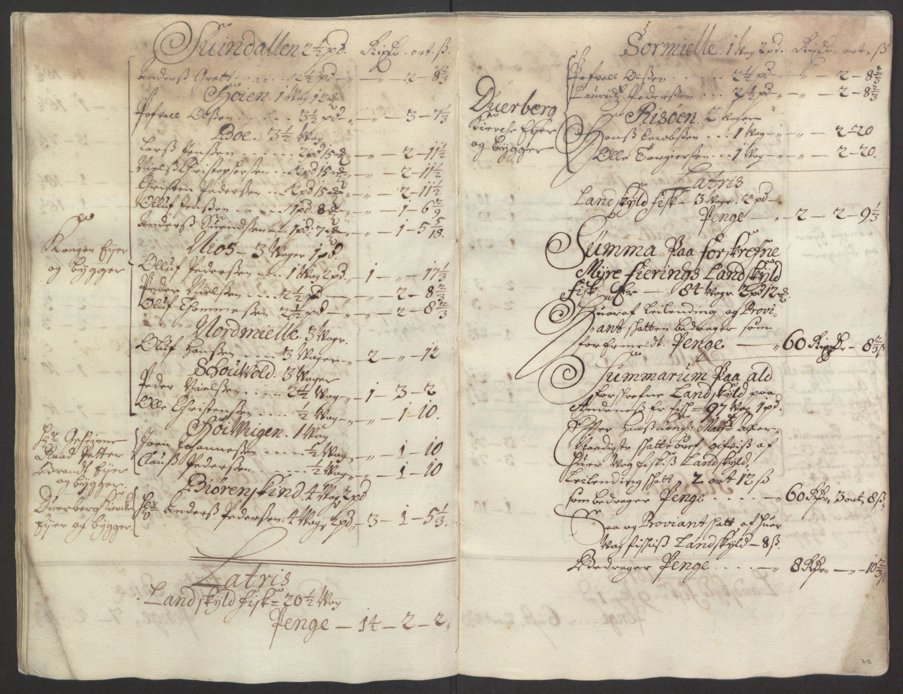 Rentekammeret inntil 1814, Reviderte regnskaper, Fogderegnskap, RA/EA-4092/R67/L4677: Fogderegnskap Vesterålen, Andenes og Lofoten, 1694-1695, p. 34