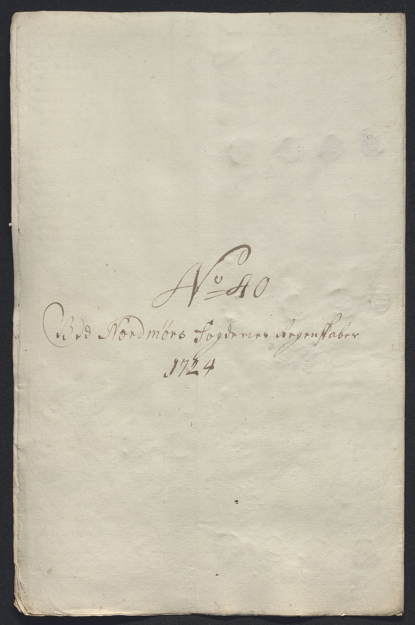 Rentekammeret inntil 1814, Reviderte regnskaper, Fogderegnskap, RA/EA-4092/R56/L3757: Fogderegnskap Nordmøre, 1724, p. 274