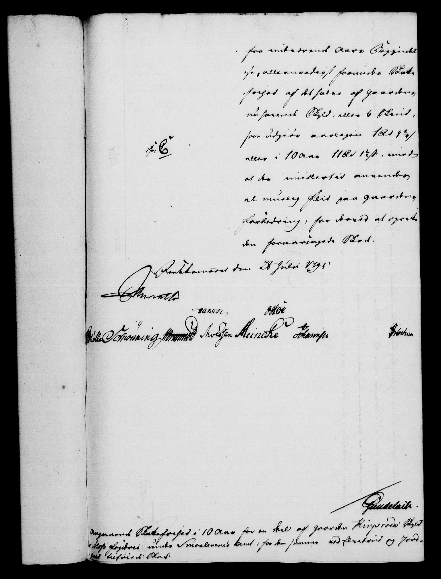 Rentekammeret, Kammerkanselliet, RA/EA-3111/G/Gf/Gfa/L0077: Norsk relasjons- og resolusjonsprotokoll (merket RK 52.77), 1795, p. 346