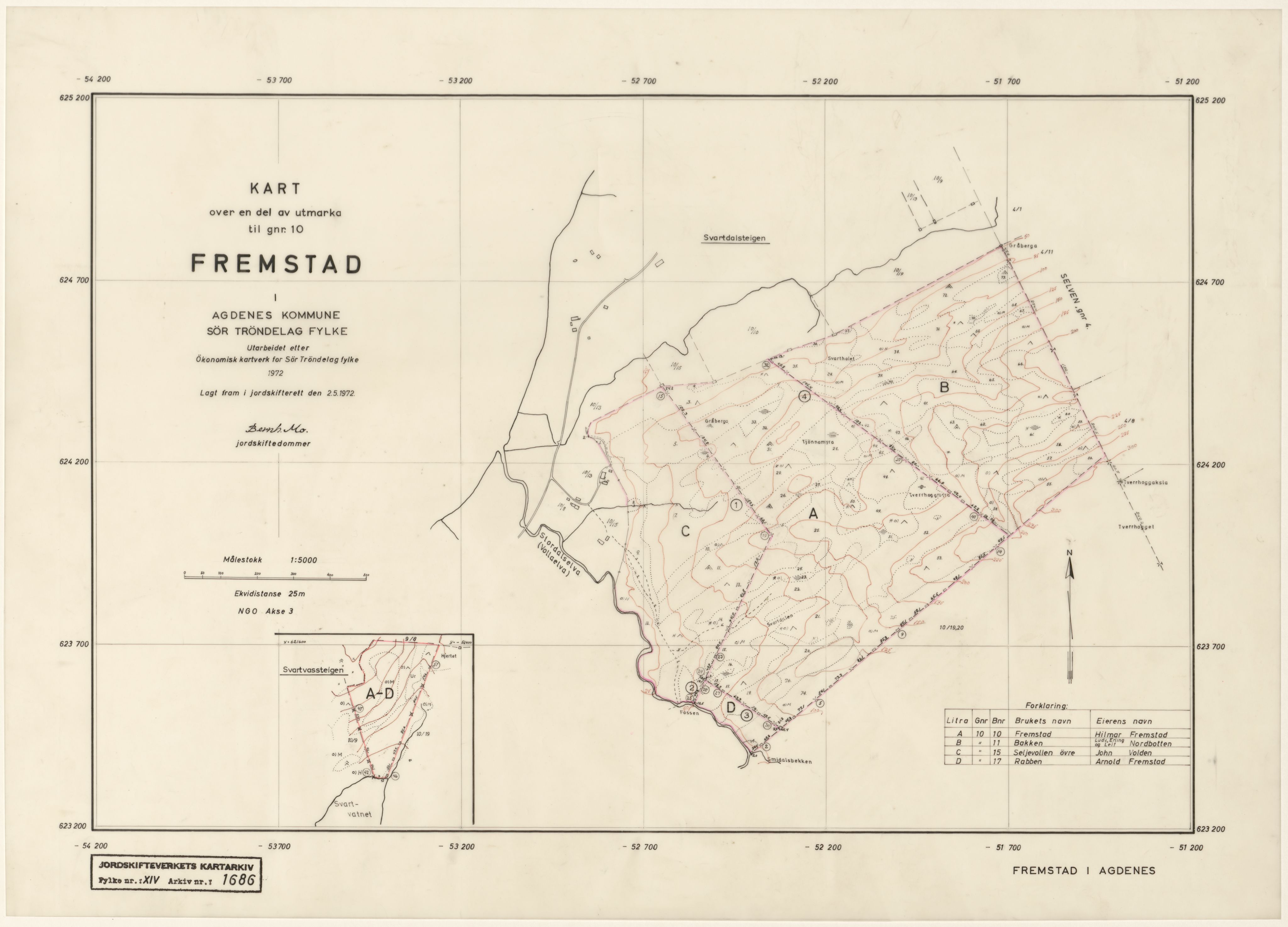 Jordskifteverkets kartarkiv, RA/S-3929/T, 1859-1988, p. 2645