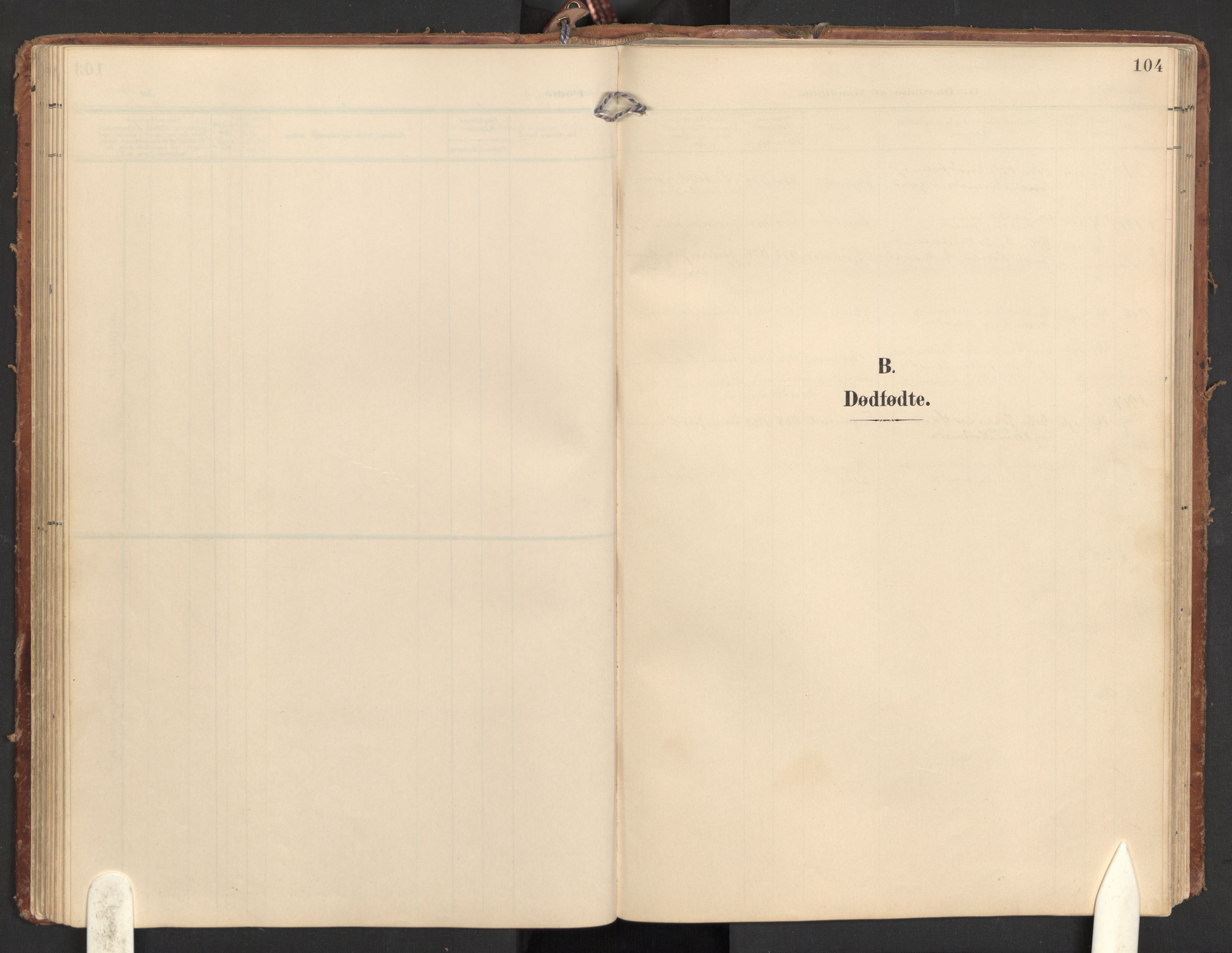 Hurdal prestekontor Kirkebøker, SAO/A-10889/G/Gb/L0001: Parish register (copy) no. II 1, 1902-1939, p. 104