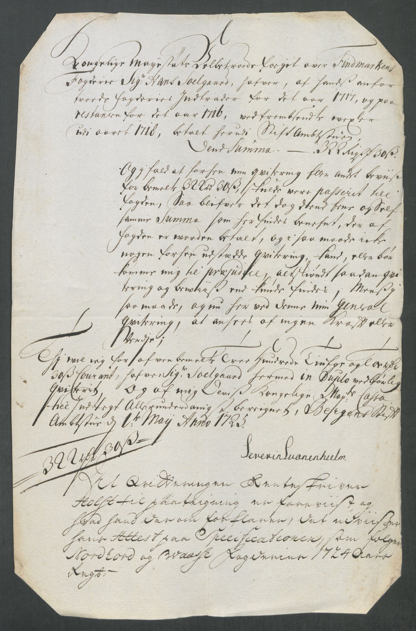 Rentekammeret inntil 1814, Reviderte regnskaper, Fogderegnskap, AV/RA-EA-4092/R69/L4857: Fogderegnskap Finnmark/Vardøhus, 1716-1718, p. 364