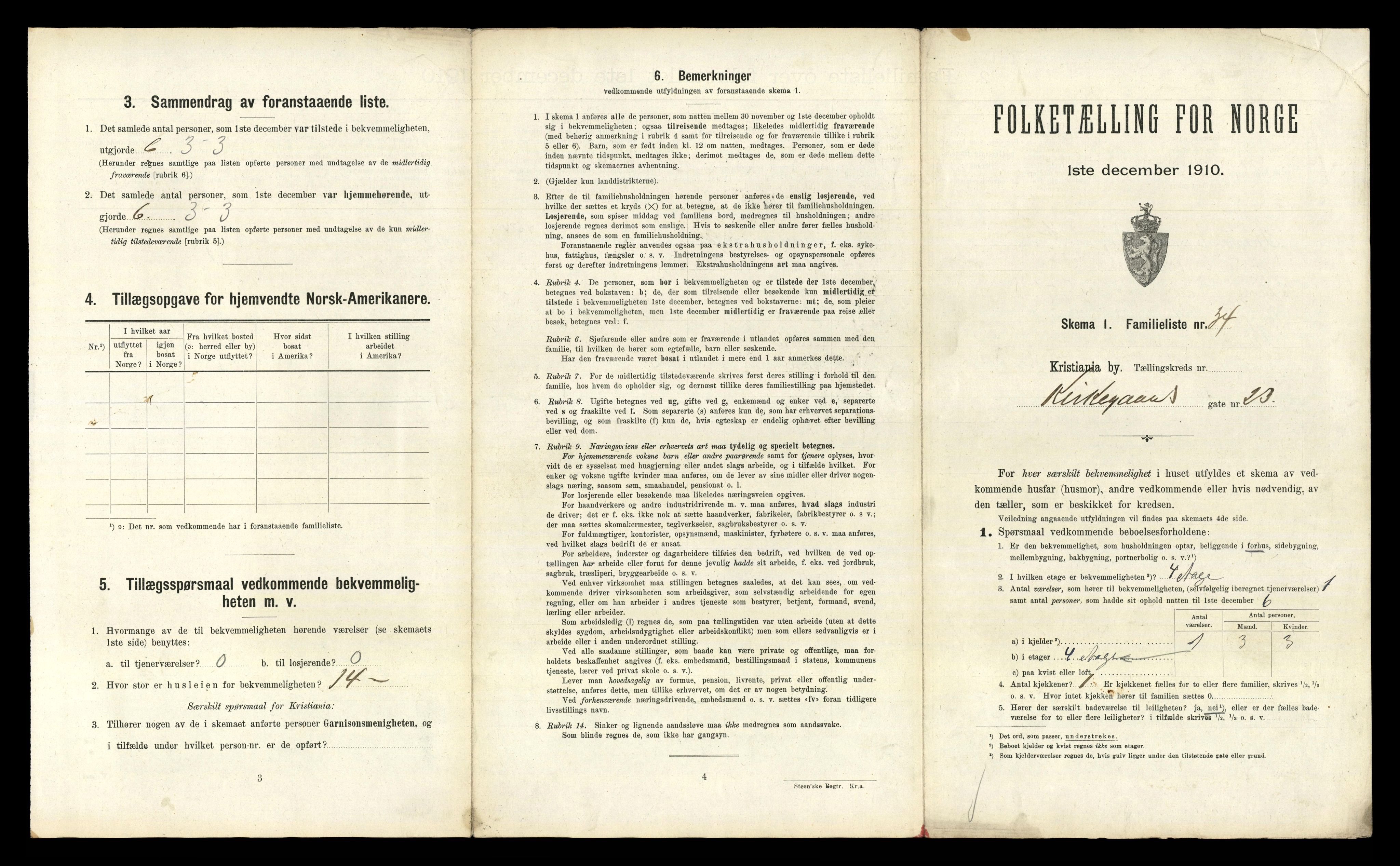 RA, 1910 census for Kristiania, 1910, p. 50055