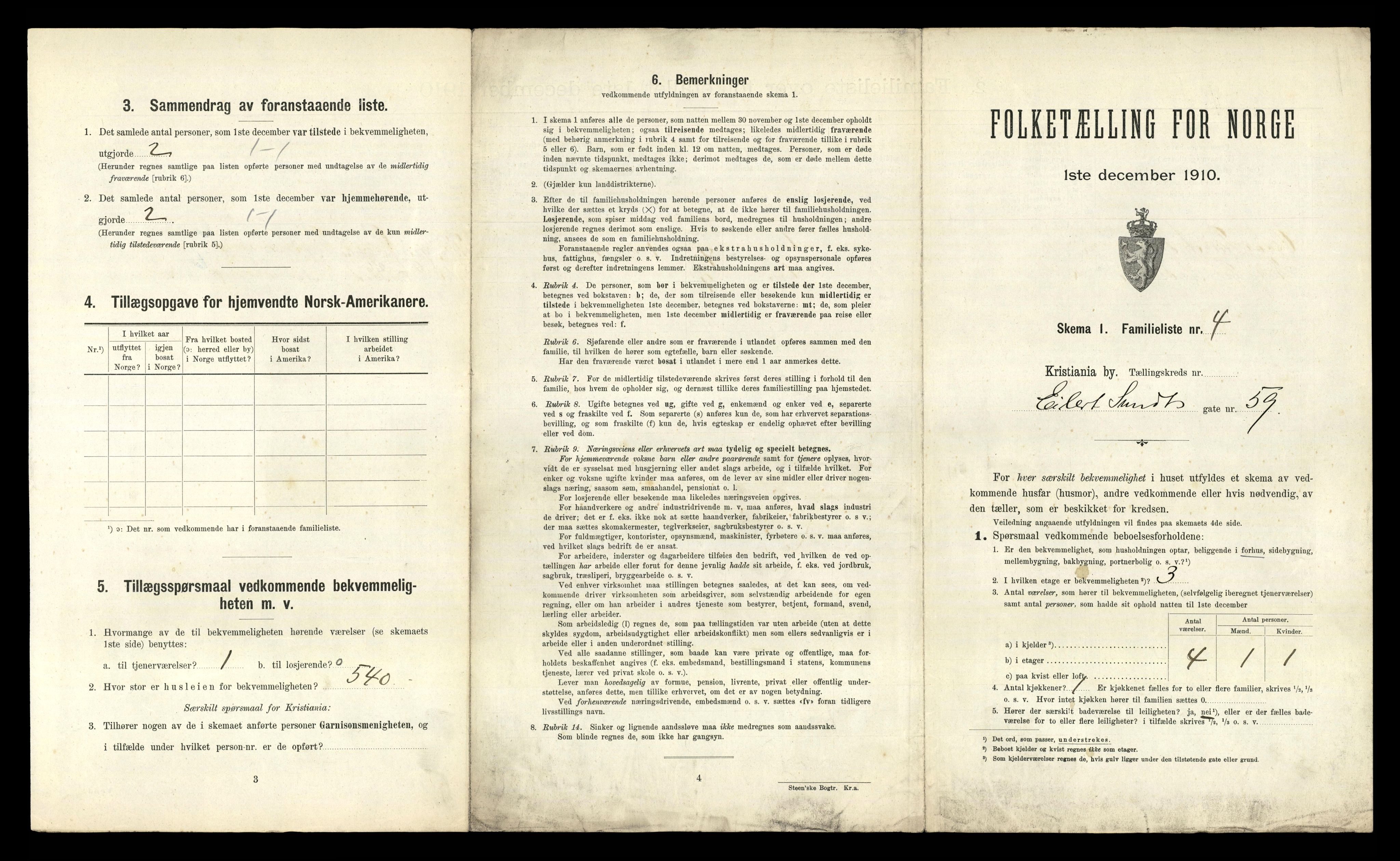 RA, 1910 census for Kristiania, 1910, p. 19547