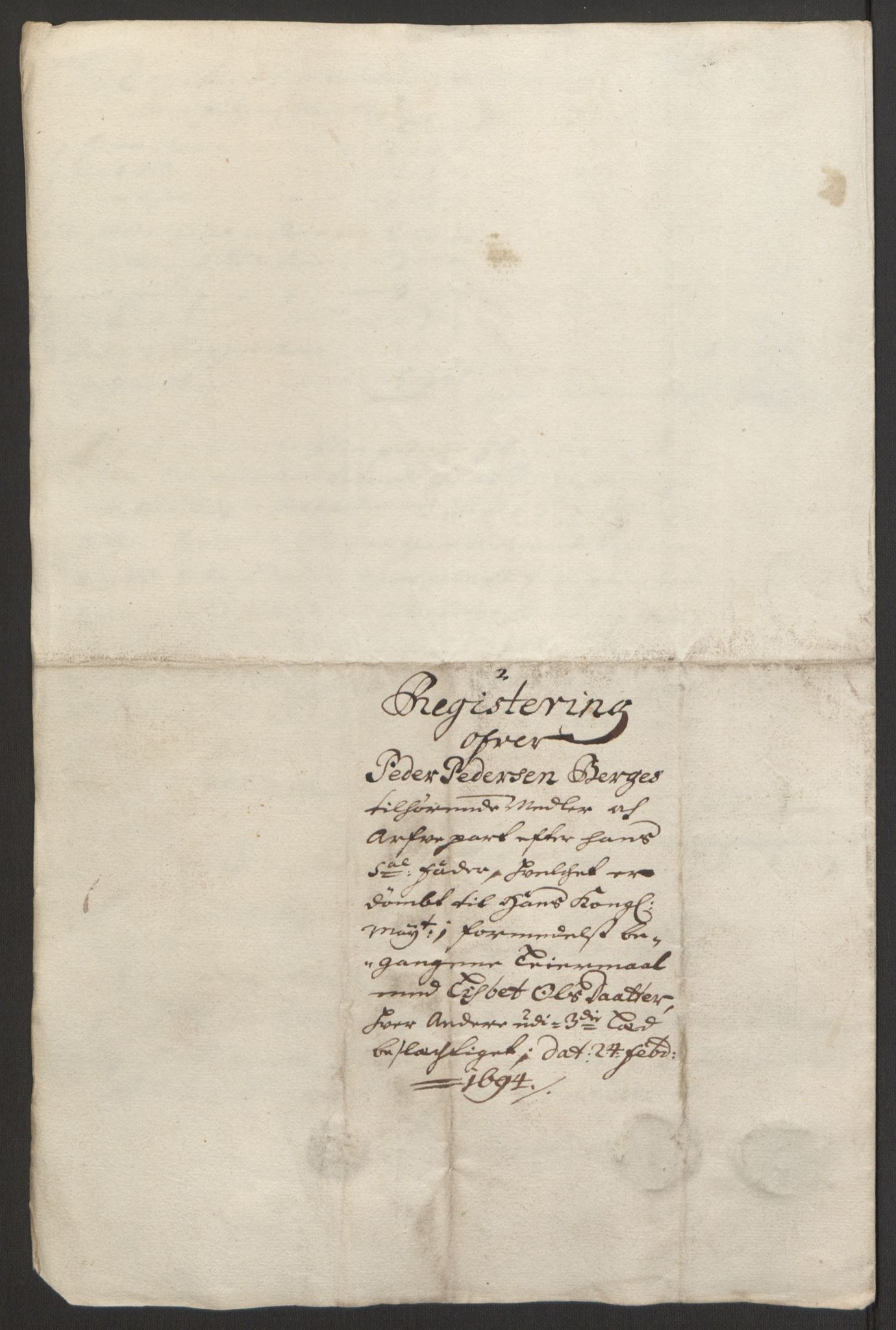 Rentekammeret inntil 1814, Reviderte regnskaper, Fogderegnskap, RA/EA-4092/R17/L1168: Fogderegnskap Gudbrandsdal, 1694, p. 304
