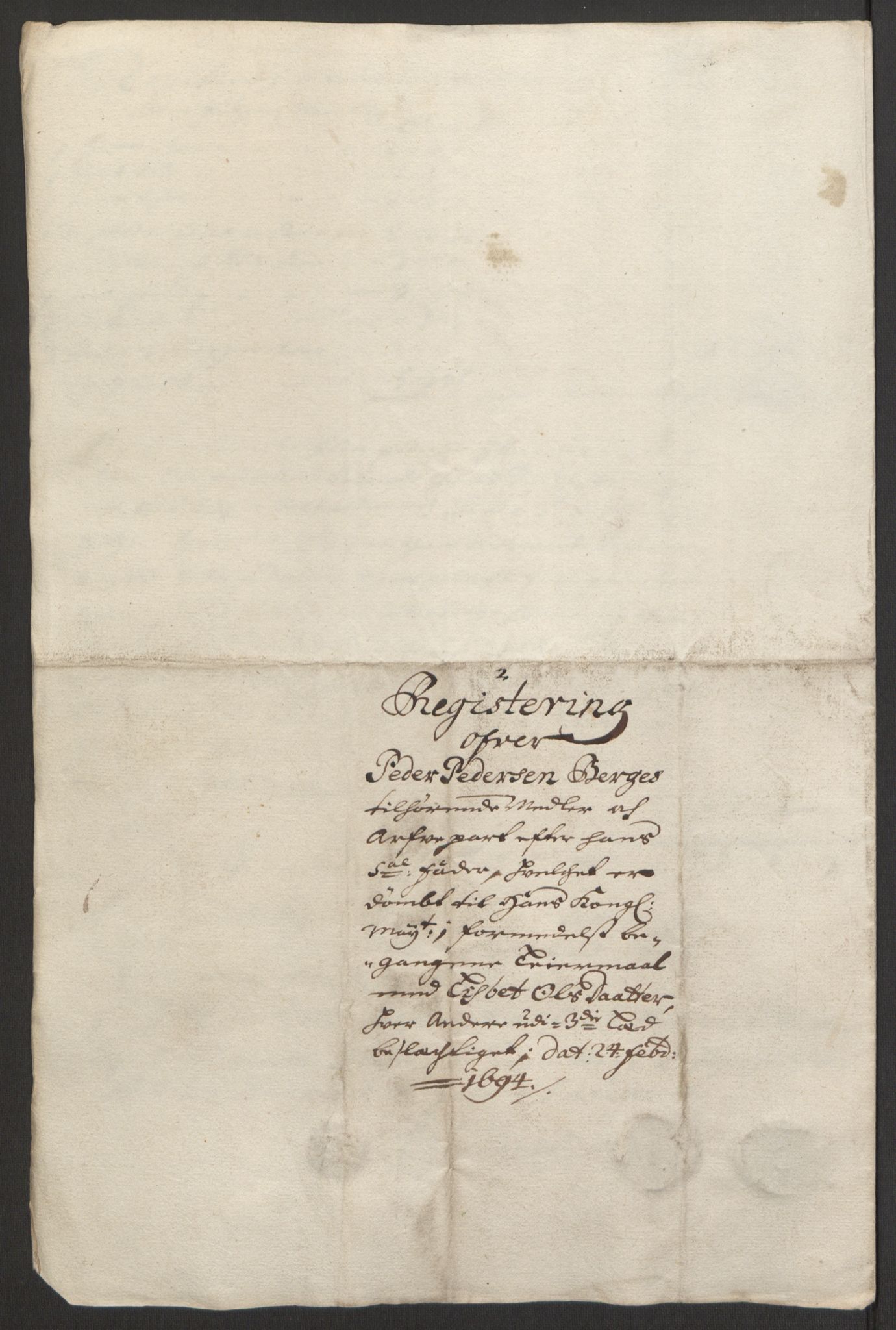 Rentekammeret inntil 1814, Reviderte regnskaper, Fogderegnskap, AV/RA-EA-4092/R17/L1168: Fogderegnskap Gudbrandsdal, 1694, p. 304