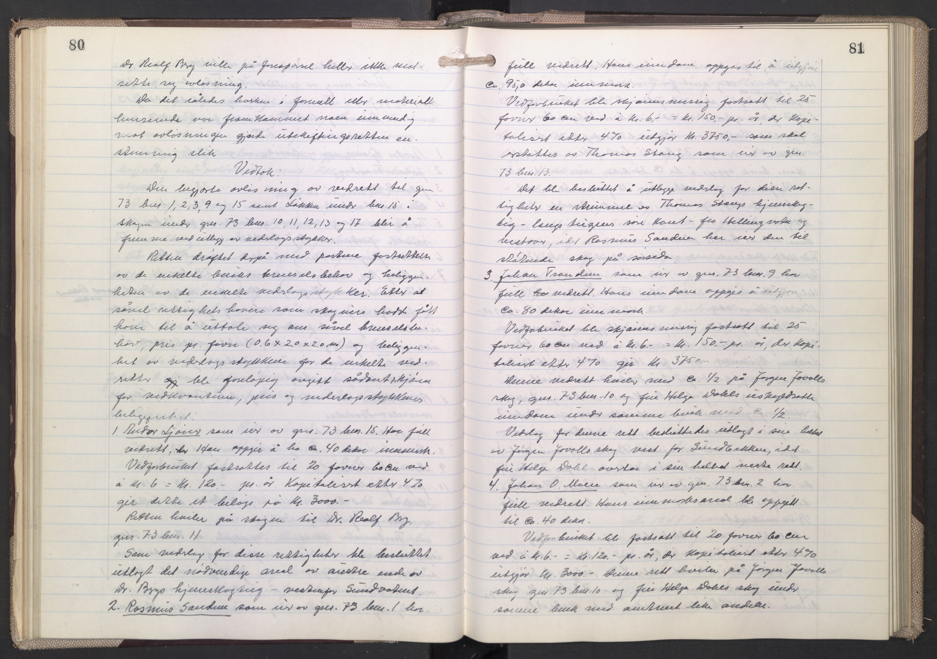 Østfold jordskifterett, AV/SAO-A-10240/F/Fc/L0008: Forhandlingsprotokoller, 1947-1950, p. 80-81