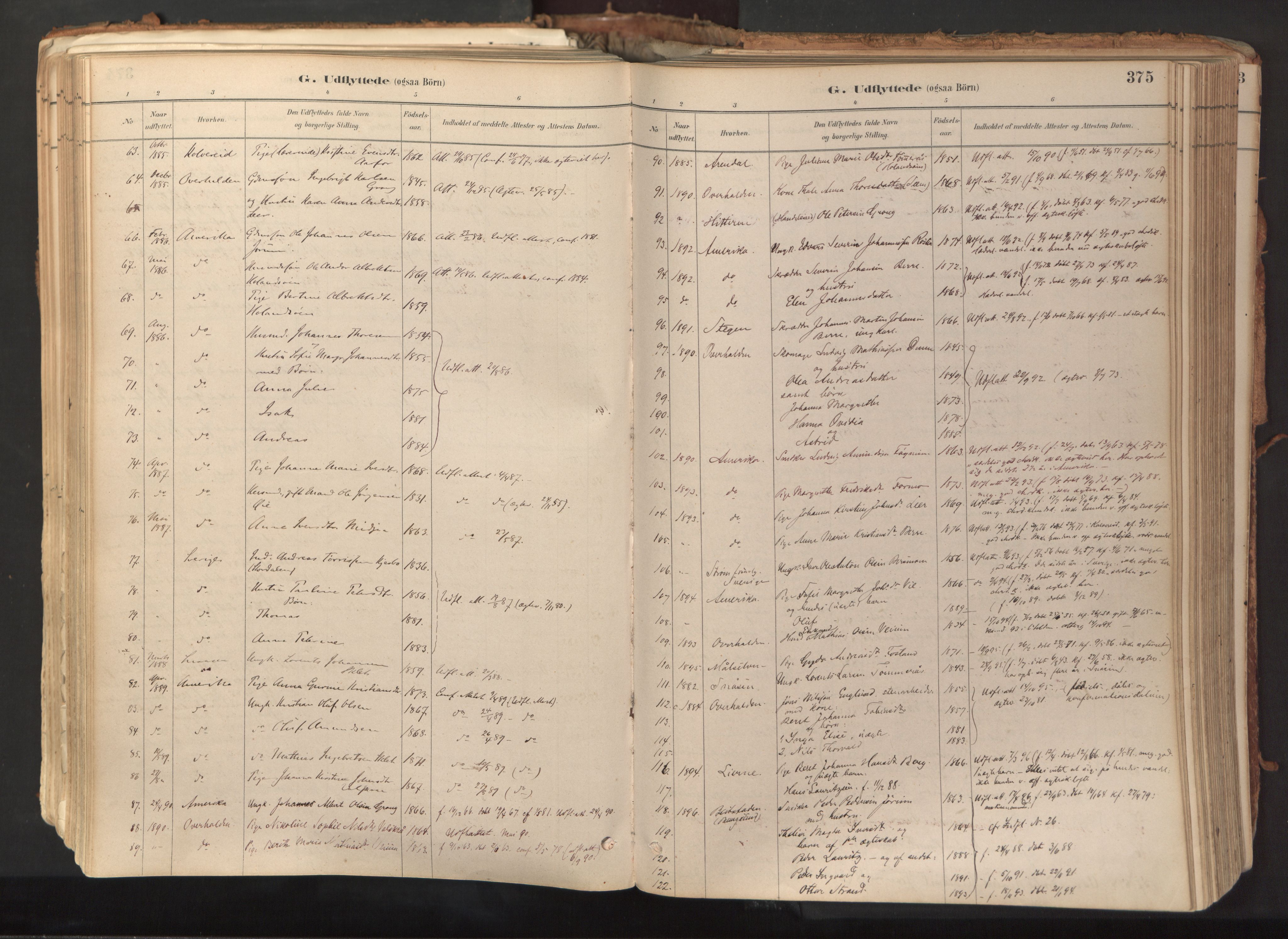 Ministerialprotokoller, klokkerbøker og fødselsregistre - Nord-Trøndelag, SAT/A-1458/758/L0519: Parish register (official) no. 758A04, 1880-1926, p. 375