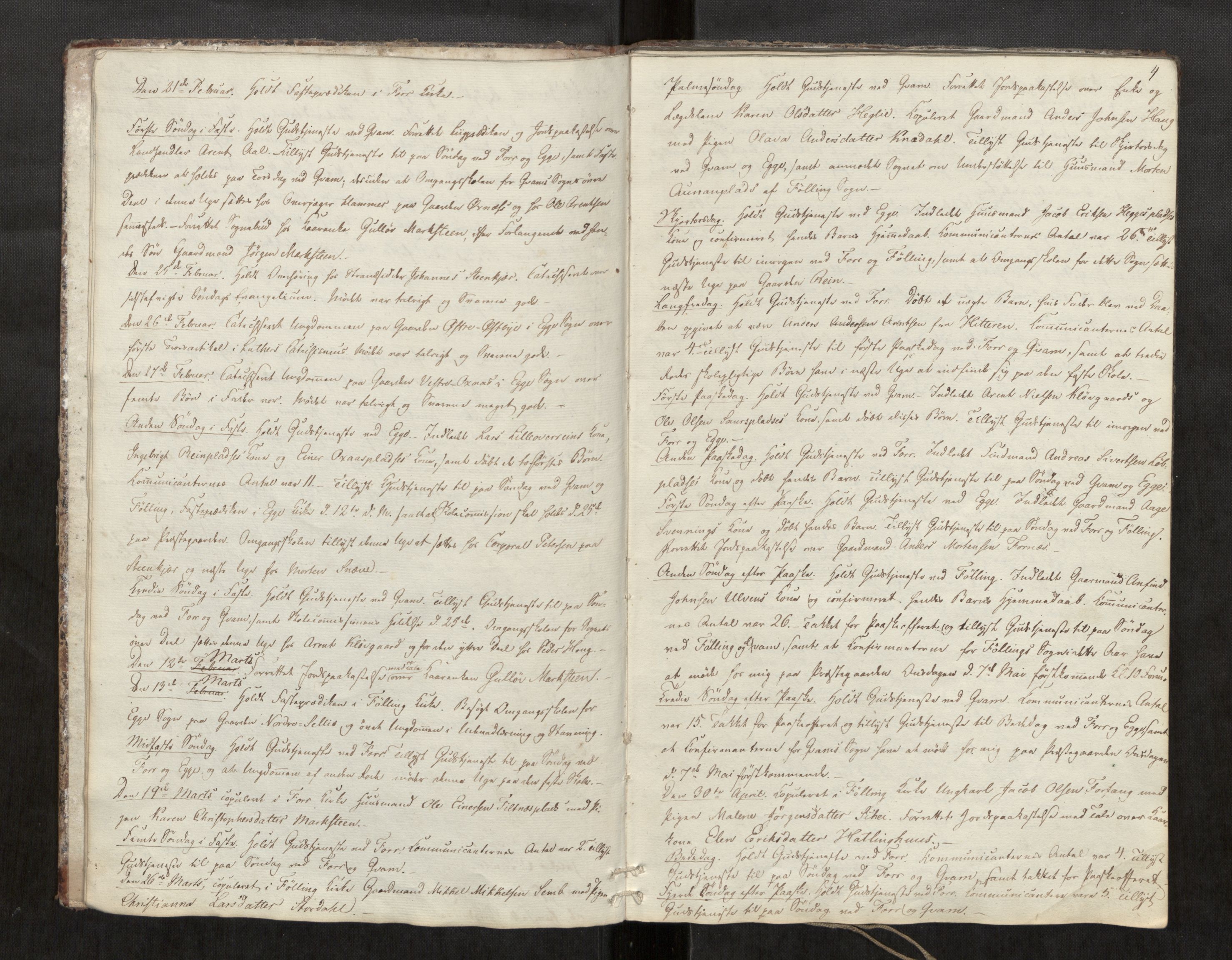 Stod sokneprestkontor, AV/SAT-A-1164/2/I/I1/I1d/L0001: Curate's parish register no. 1, 1827-1849, p. 4