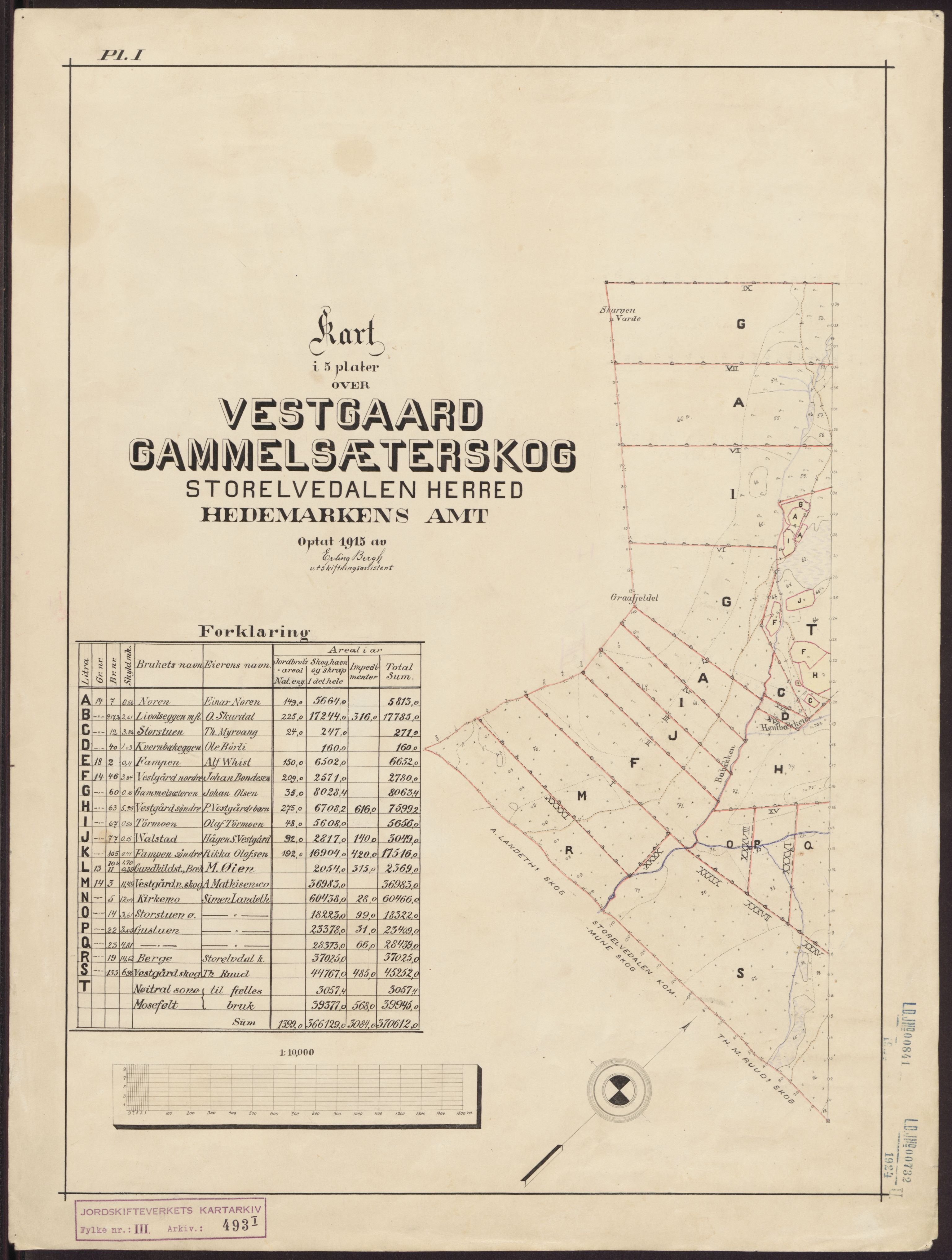 Jordskifteverkets kartarkiv, RA/S-3929/T, 1859-1988, p. 810