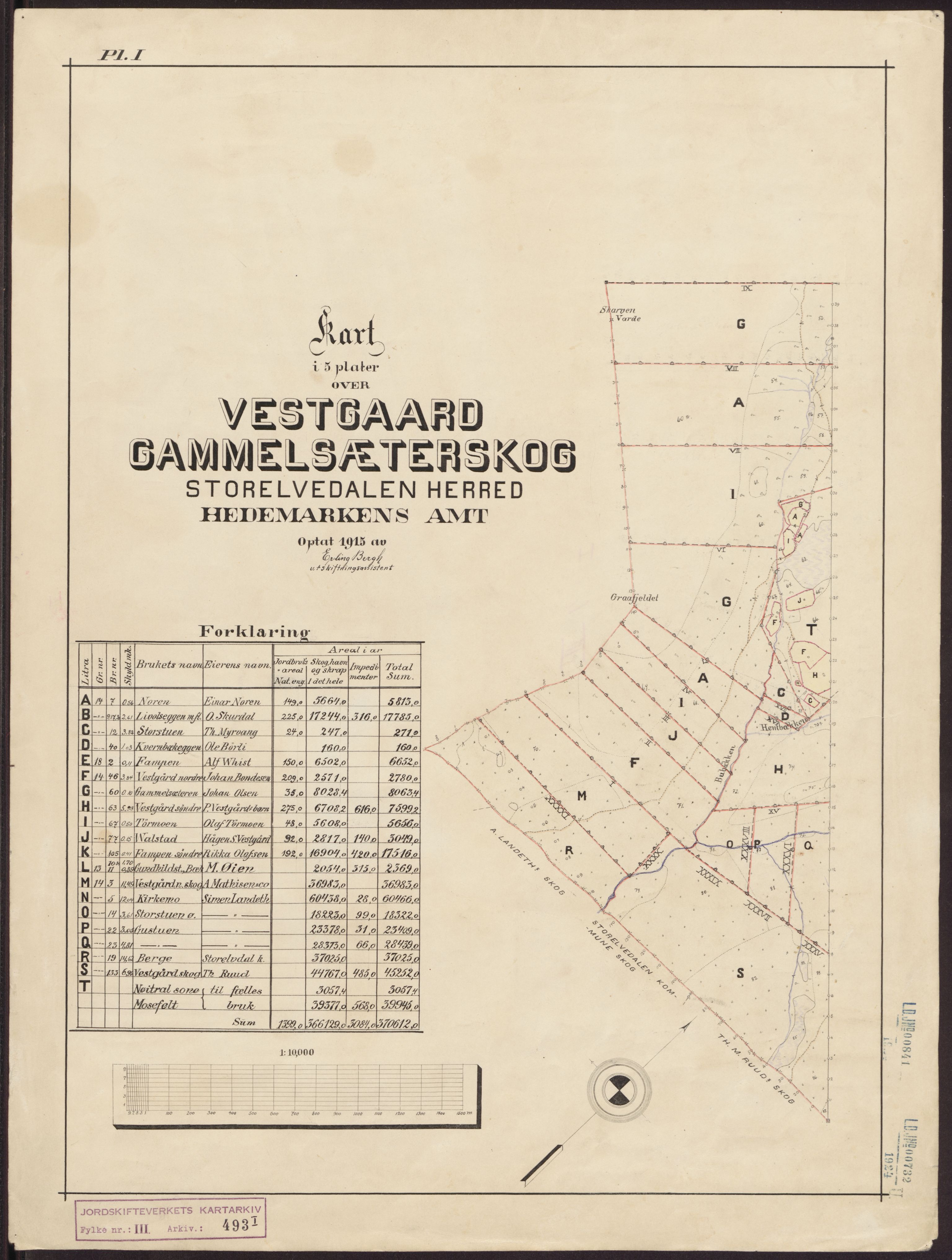 Jordskifteverkets kartarkiv, AV/RA-S-3929/T, 1859-1988, p. 810