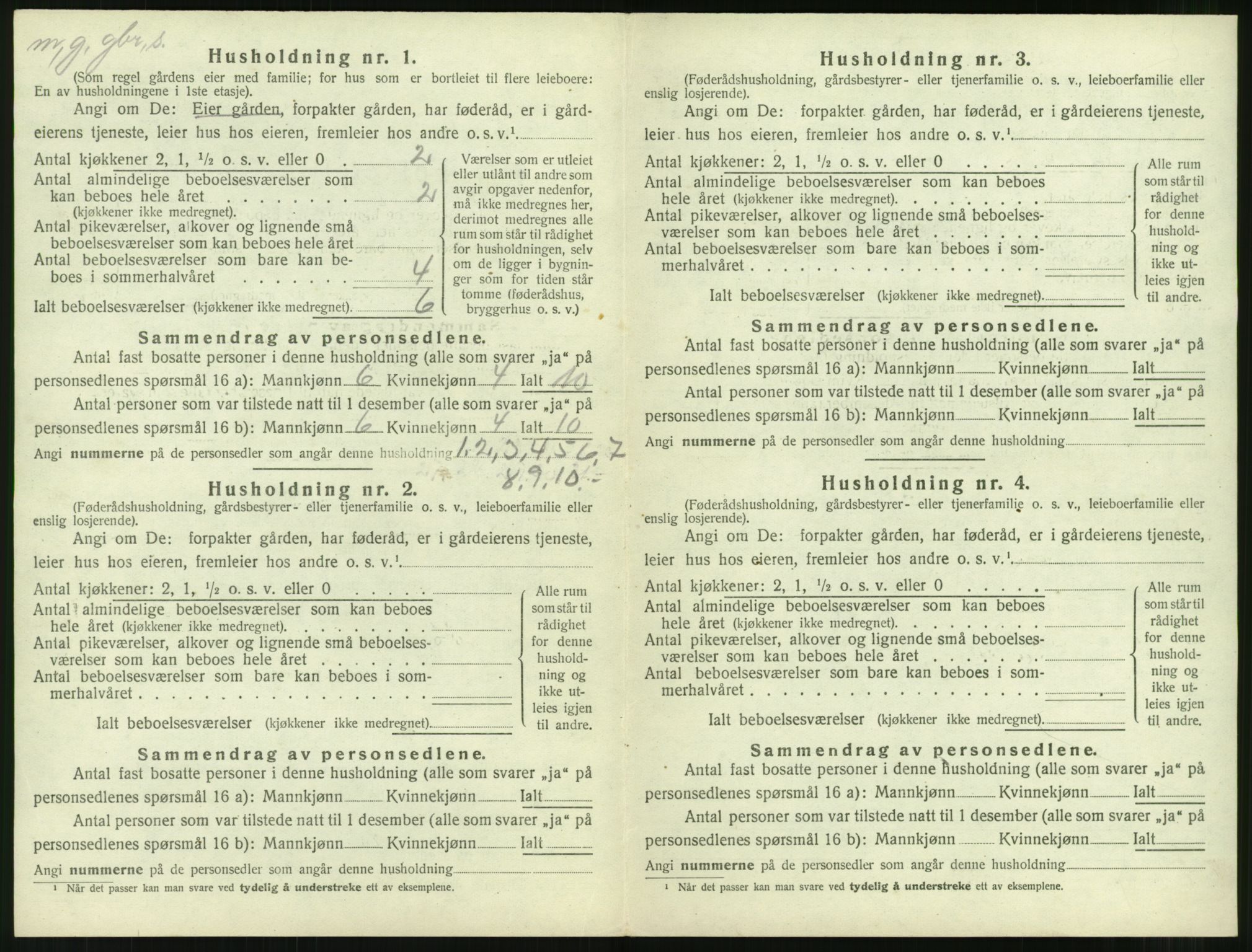 SAT, 1920 census for Aukra, 1920, p. 162