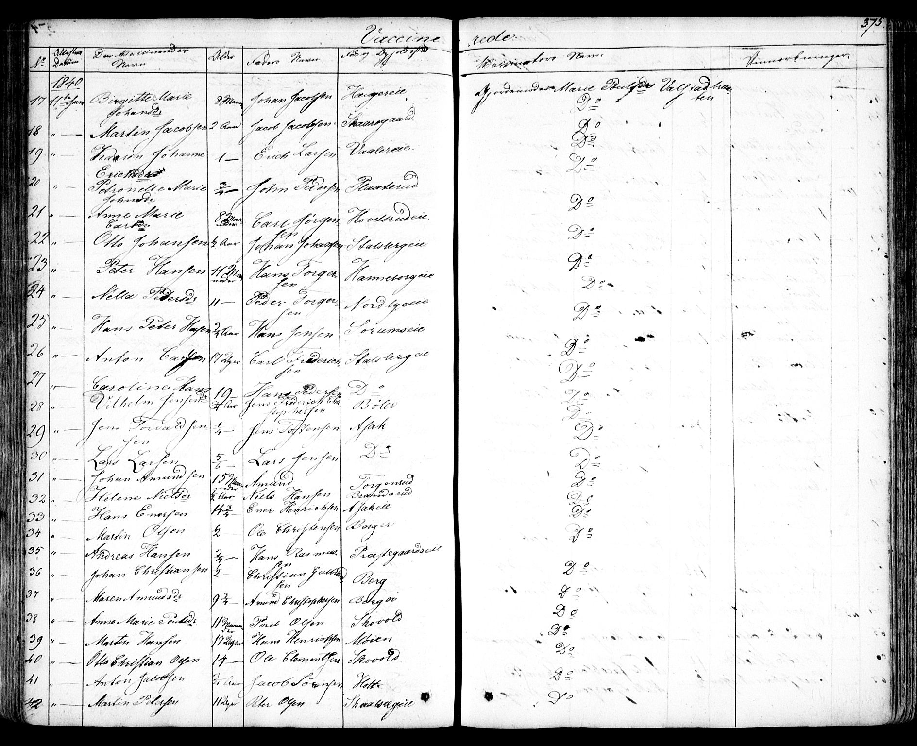 Skedsmo prestekontor Kirkebøker, AV/SAO-A-10033a/F/Fa/L0009: Parish register (official) no. I 9, 1830-1853, p. 375