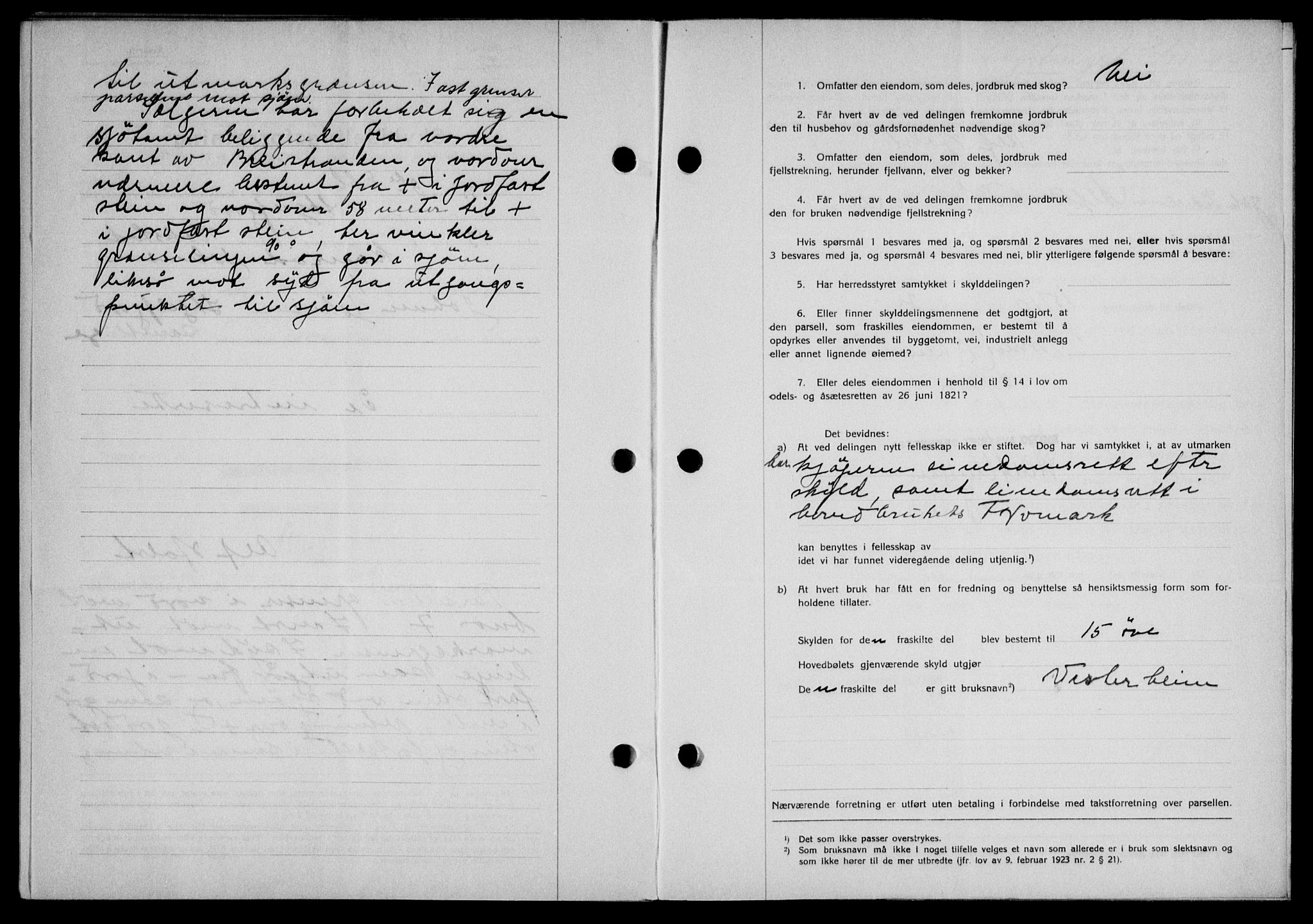 Lofoten sorenskriveri, SAT/A-0017/1/2/2C/L0032b: Mortgage book no. 32b, 1935-1935, Deed date: 15.10.1935