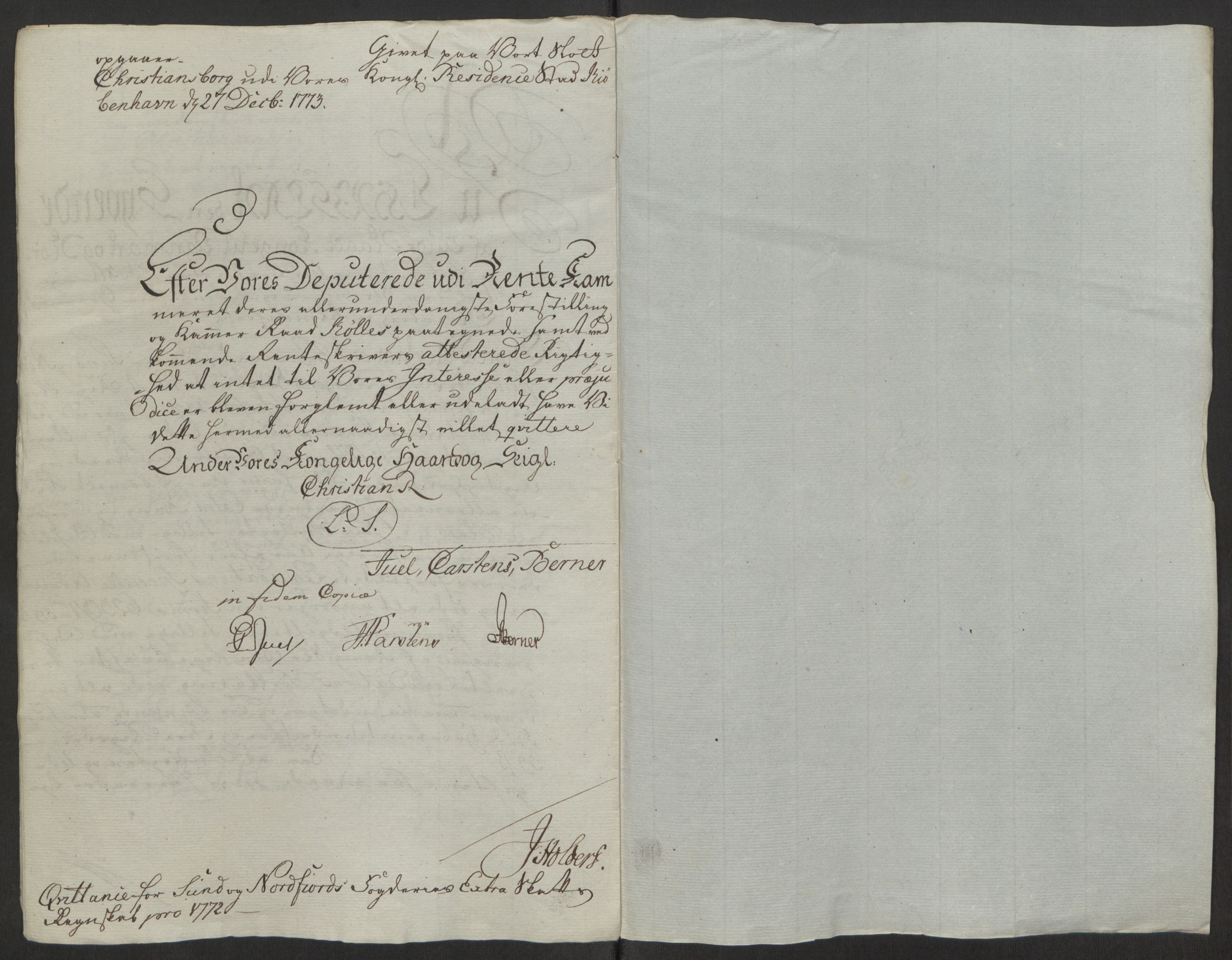 Rentekammeret inntil 1814, Reviderte regnskaper, Fogderegnskap, RA/EA-4092/R53/L3551: Ekstraskatten Sunn- og Nordfjord, 1772, p. 19