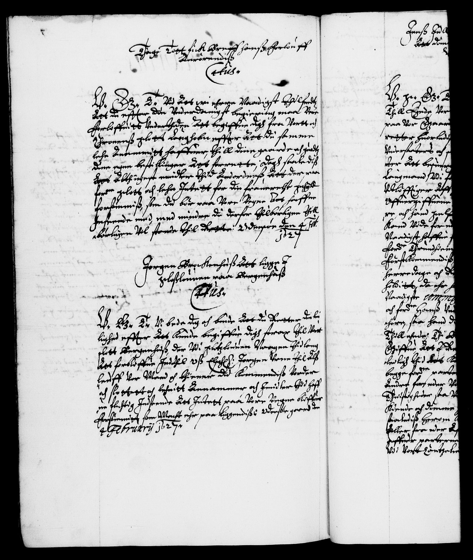 Danske Kanselli 1572-1799, AV/RA-EA-3023/F/Fc/Fca/Fcab/L0004: Norske tegnelser (mikrofilm), 1617-1627, p. 573b