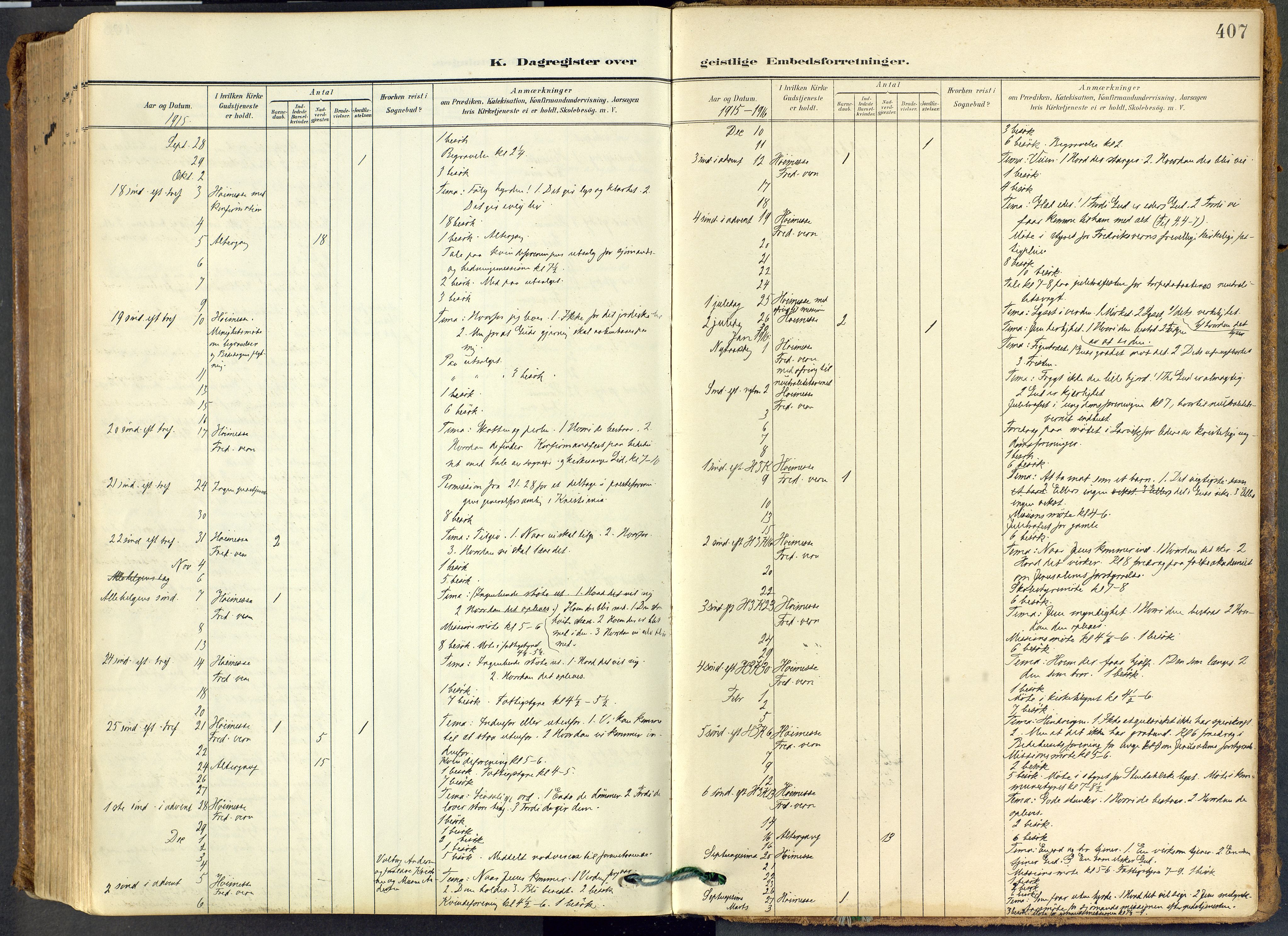 Stavern kirkebøker, SAKO/A-318/F/Fa/L0009: Parish register (official) no. 9, 1906-1955, p. 407
