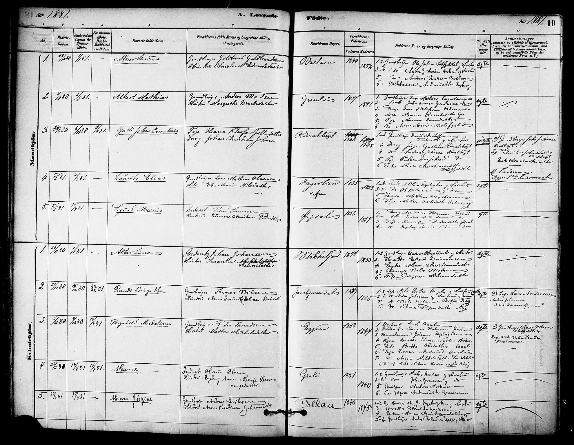 Ministerialprotokoller, klokkerbøker og fødselsregistre - Nordland, AV/SAT-A-1459/823/L0325: Parish register (official) no. 823A02, 1878-1898, p. 19