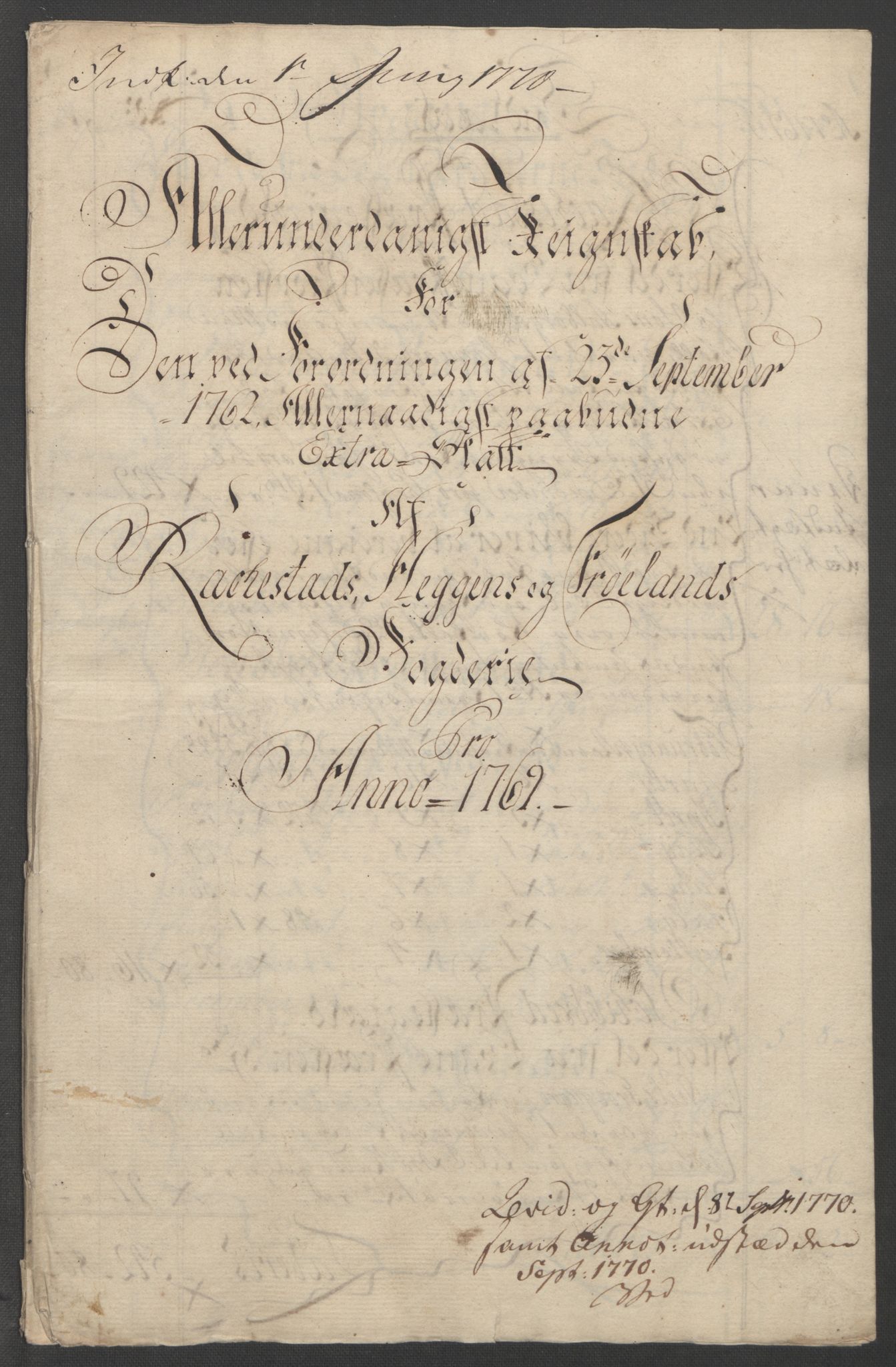 Rentekammeret inntil 1814, Reviderte regnskaper, Fogderegnskap, AV/RA-EA-4092/R07/L0413: Ekstraskatten Rakkestad, Heggen og Frøland, 1762-1772, p. 404