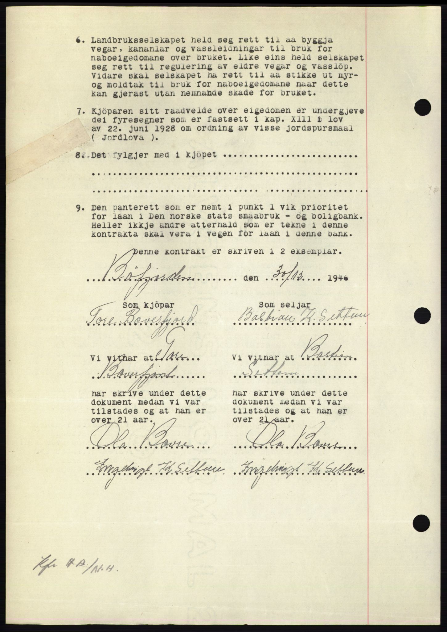 Nordmøre sorenskriveri, AV/SAT-A-4132/1/2/2Ca: Mortgage book no. B95, 1946-1947, Diary no: : 142/1947