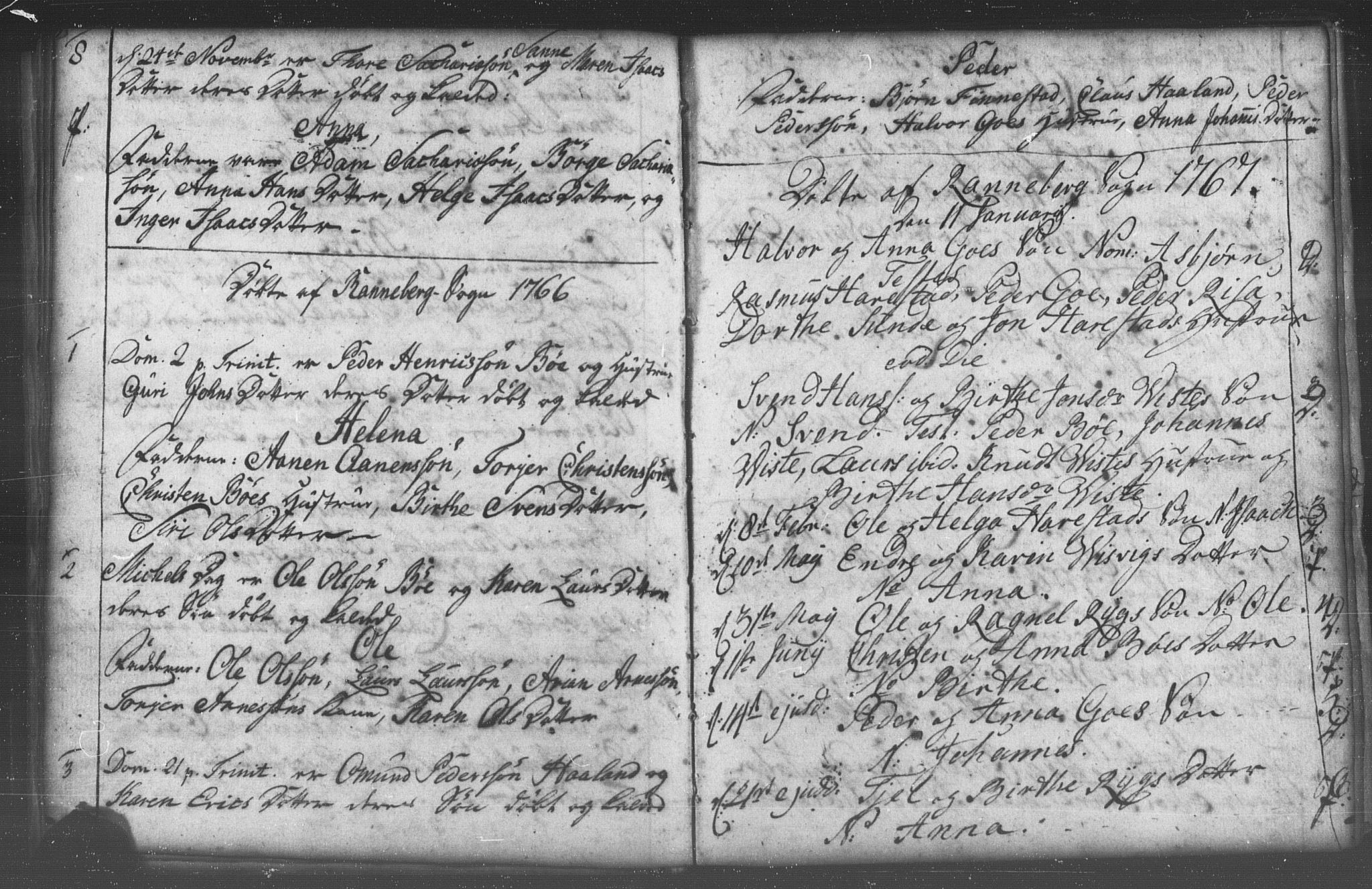 Domkirken sokneprestkontor, AV/SAST-A-101812/001/30/30BB/L0005: Parish register (copy) no. B 5 /2, 1760-1781