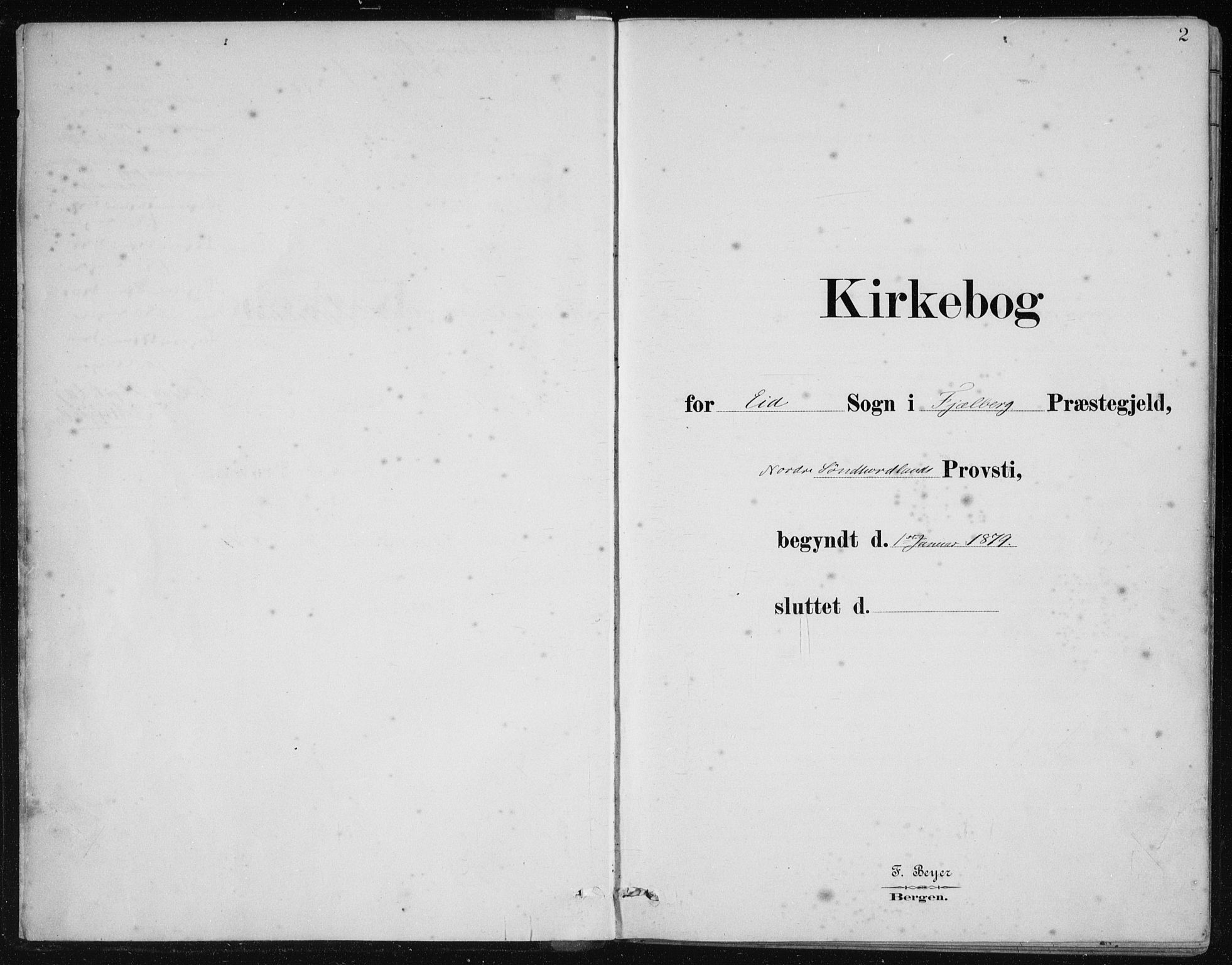 Fjelberg sokneprestembete, SAB/A-75201/H/Haa: Parish register (official) no. C  1, 1879-1918, p. 2