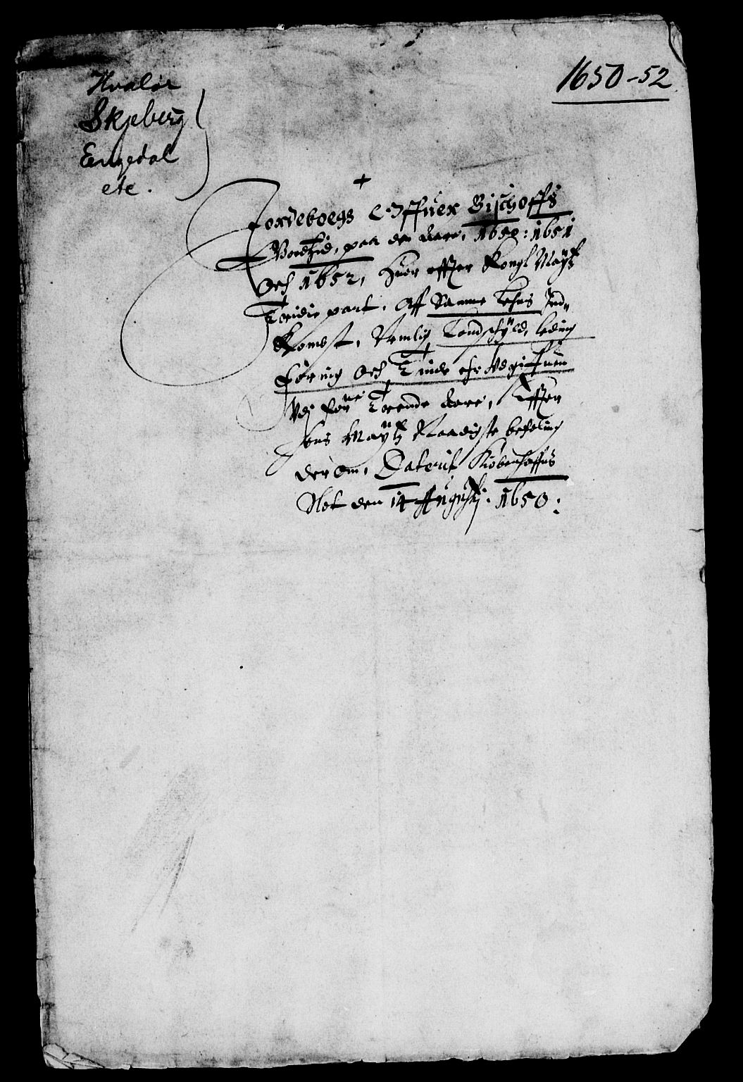 Rentekammeret inntil 1814, Reviderte regnskaper, Lensregnskaper, AV/RA-EA-5023/R/Rb/Rbf/L0001: Biskopgodset, 1623-1653