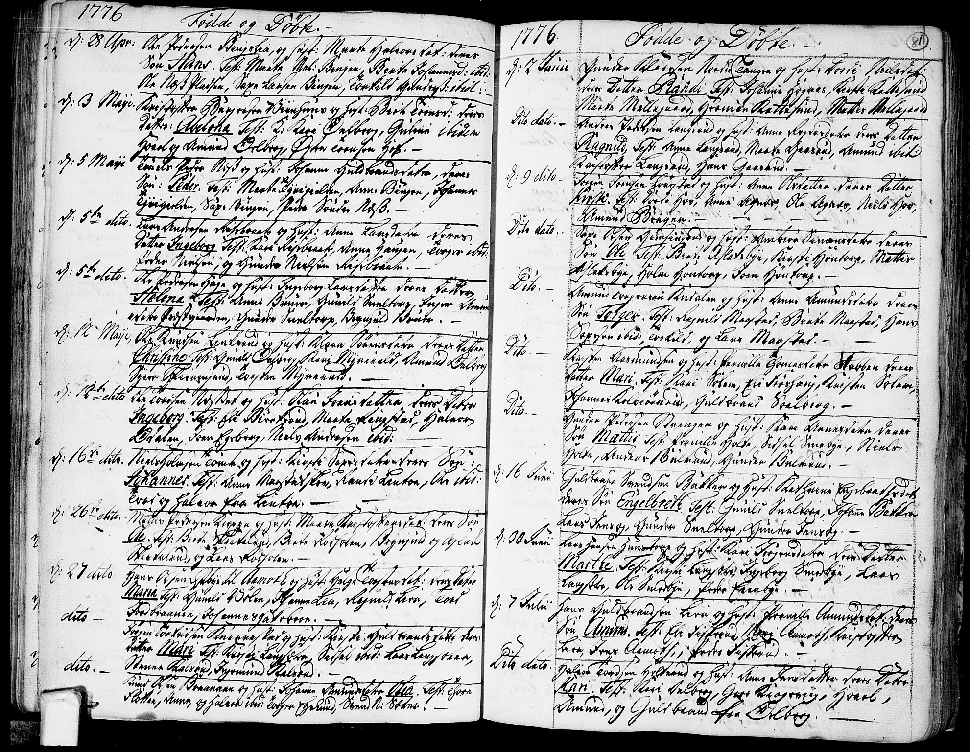 Trøgstad prestekontor Kirkebøker, AV/SAO-A-10925/F/Fa/L0004: Parish register (official) no. I 4, 1750-1784, p. 81