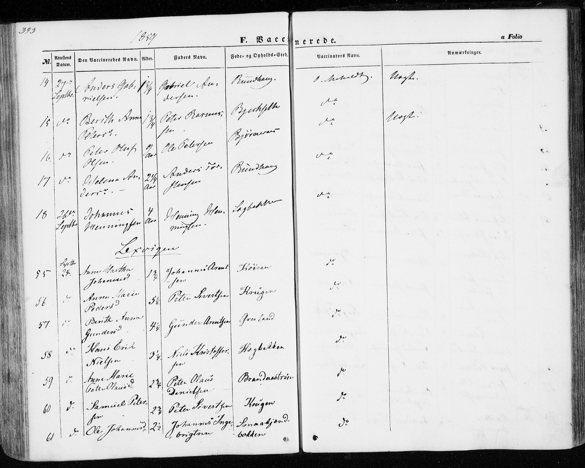 Ministerialprotokoller, klokkerbøker og fødselsregistre - Nord-Trøndelag, AV/SAT-A-1458/701/L0008: Parish register (official) no. 701A08 /1, 1854-1863, p. 393