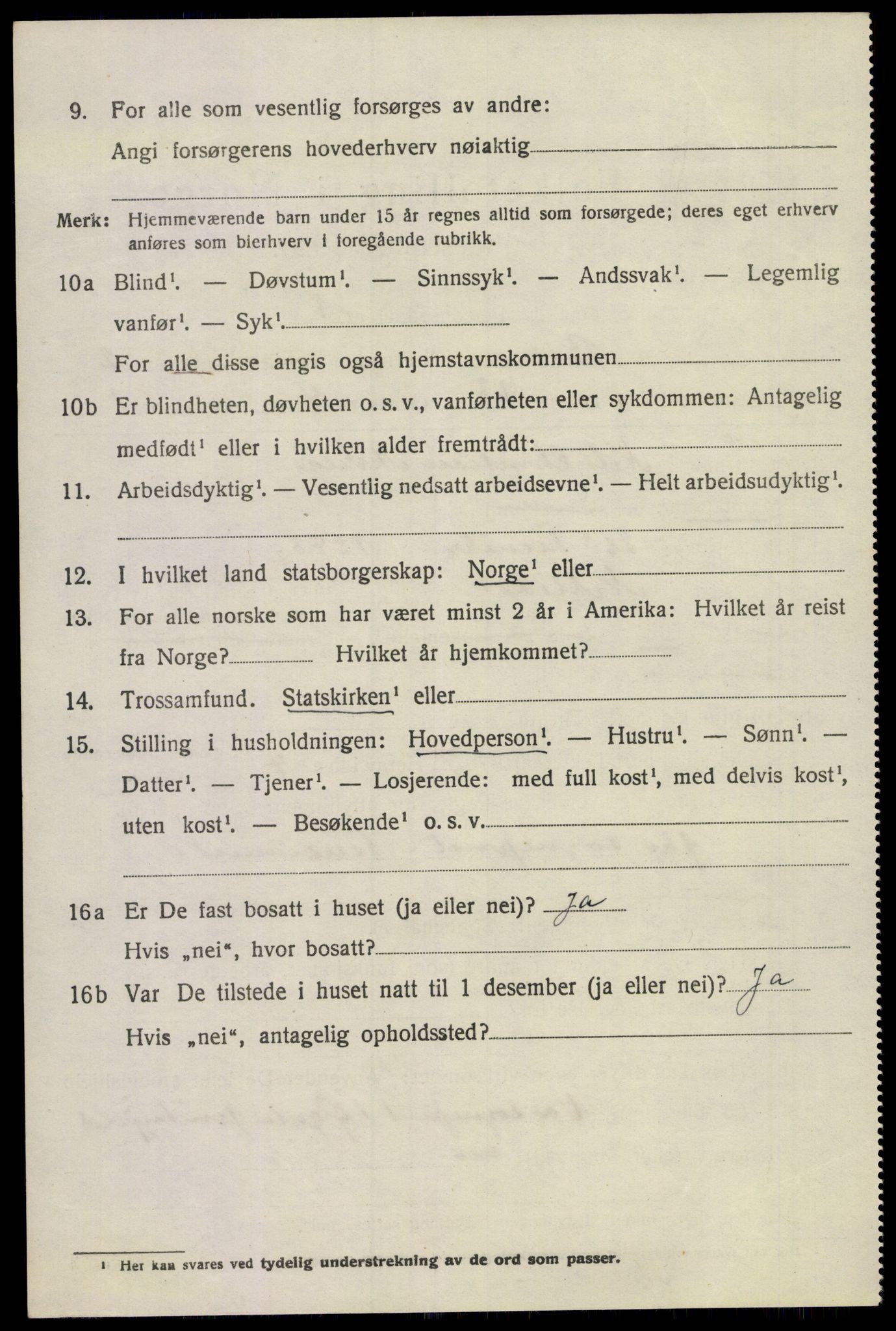 SAKO, 1920 census for Botne, 1920, p. 2902