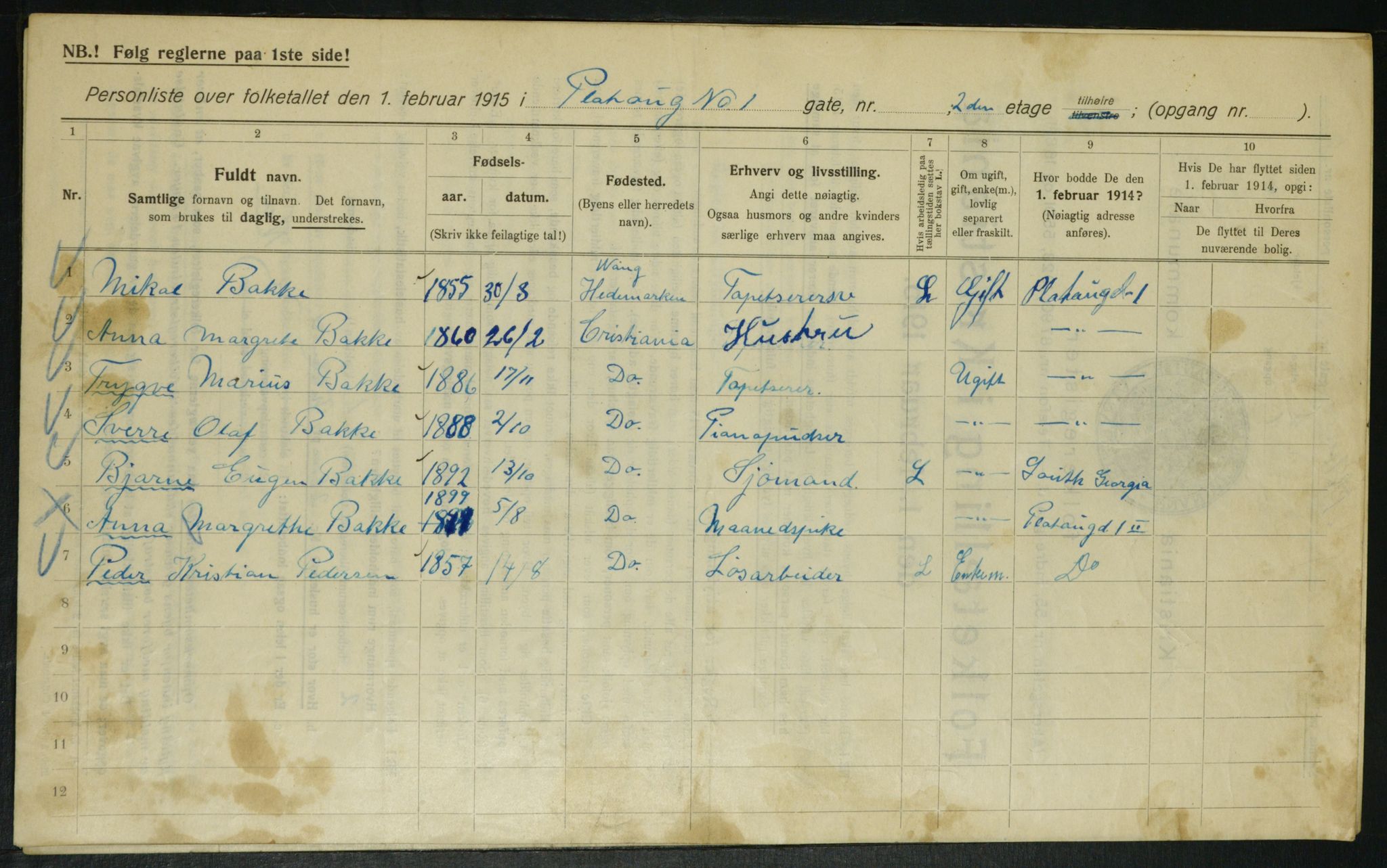 OBA, Municipal Census 1915 for Kristiania, 1915, p. 79590