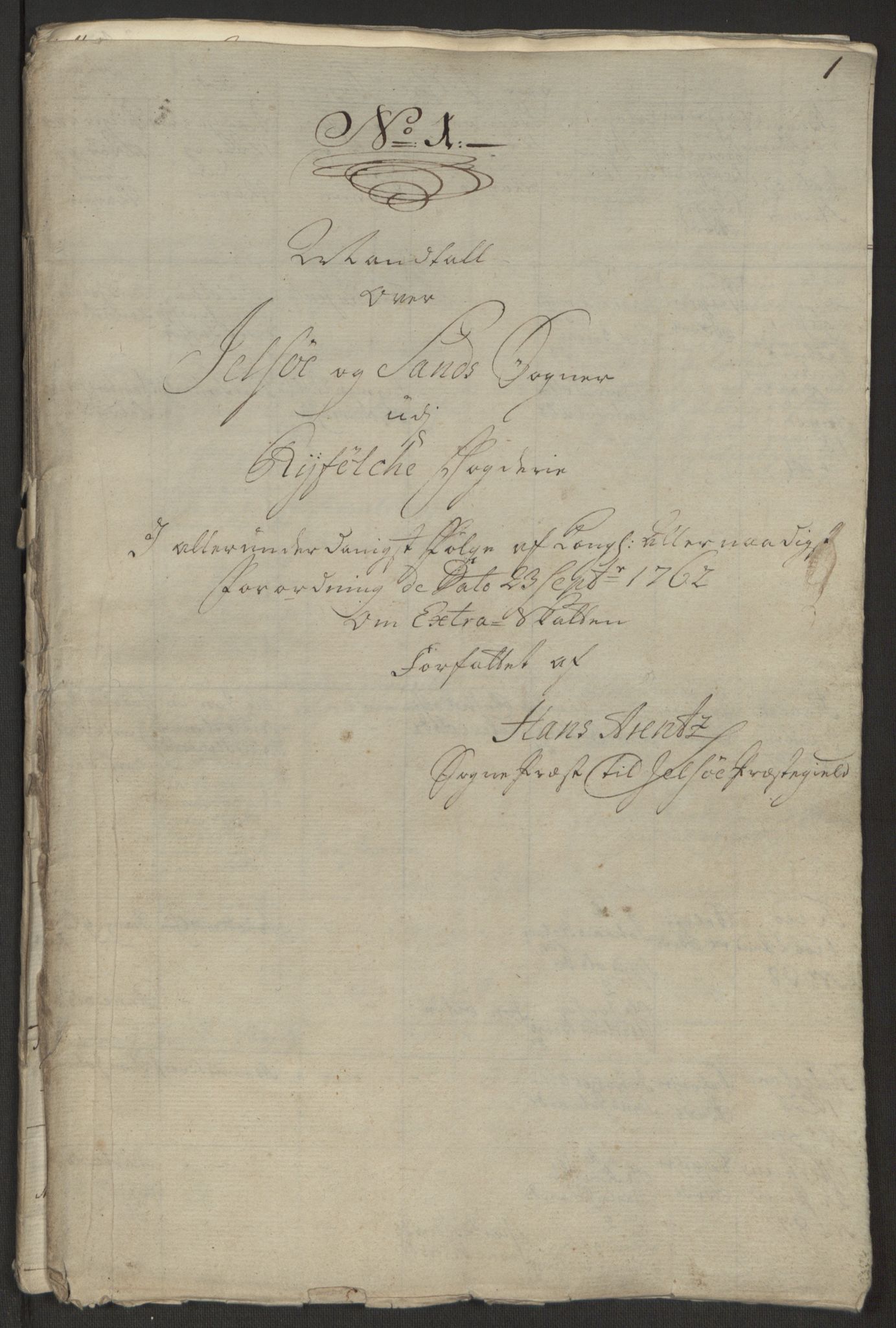 Rentekammeret inntil 1814, Reviderte regnskaper, Hovedkasseregnskaper, RA/EA-4065/Rf/L0072b: Ekstraskatteregnskap, 1762, p. 81