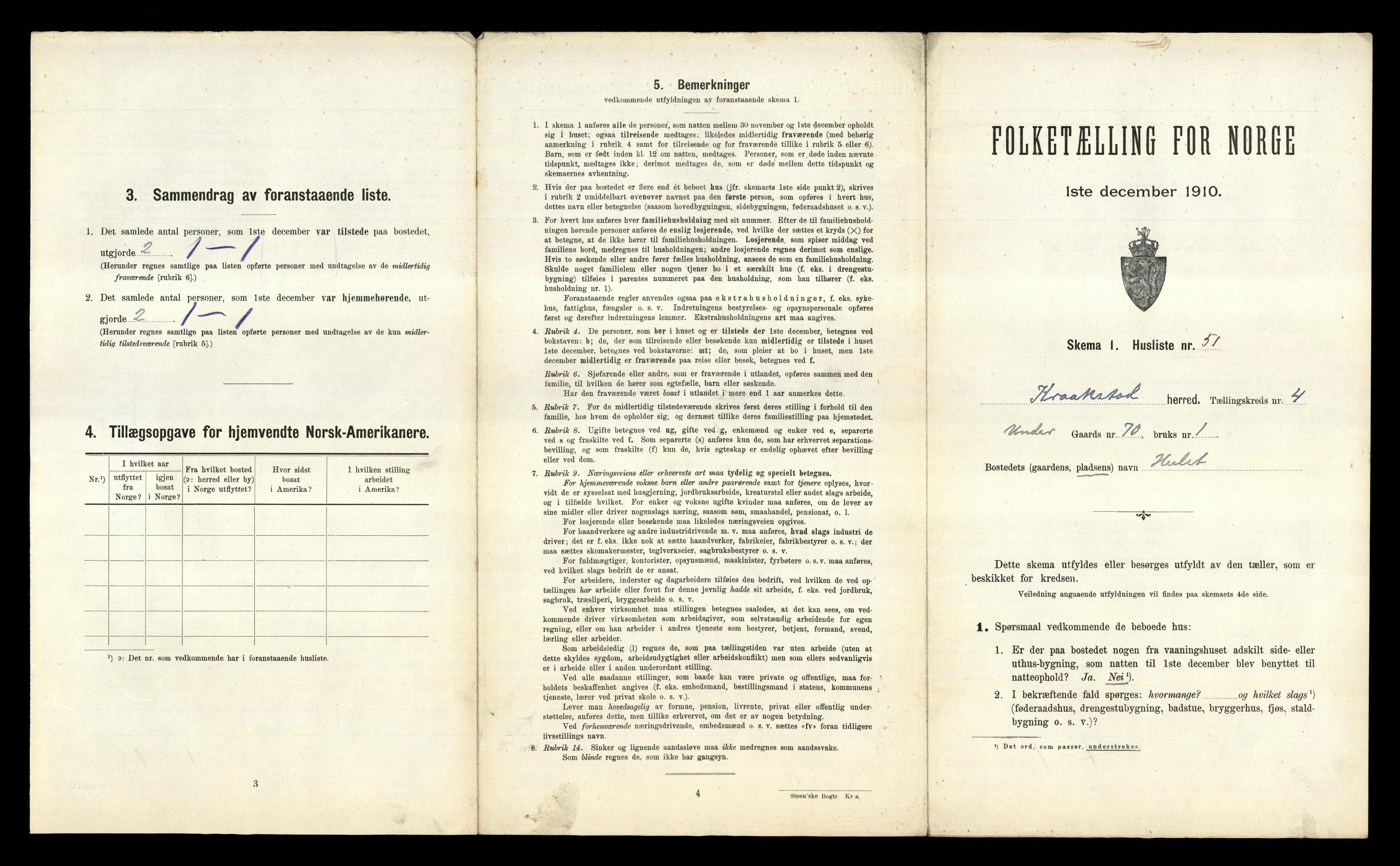 RA, 1910 census for Kråkstad, 1910, p. 517