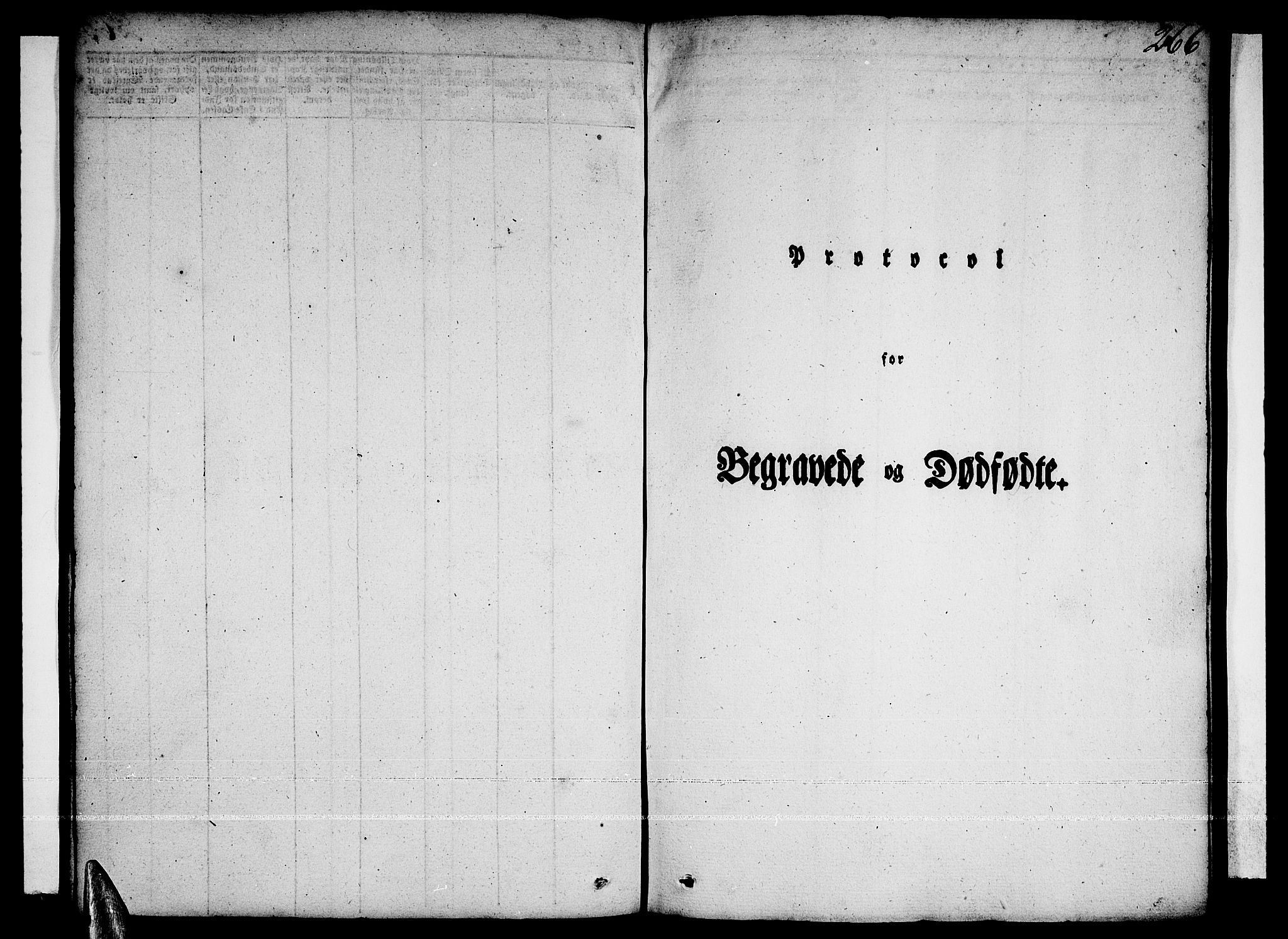 Tysnes sokneprestembete, SAB/A-78601/H/Haa: Parish register (official) no. A 8, 1826-1837, p. 266