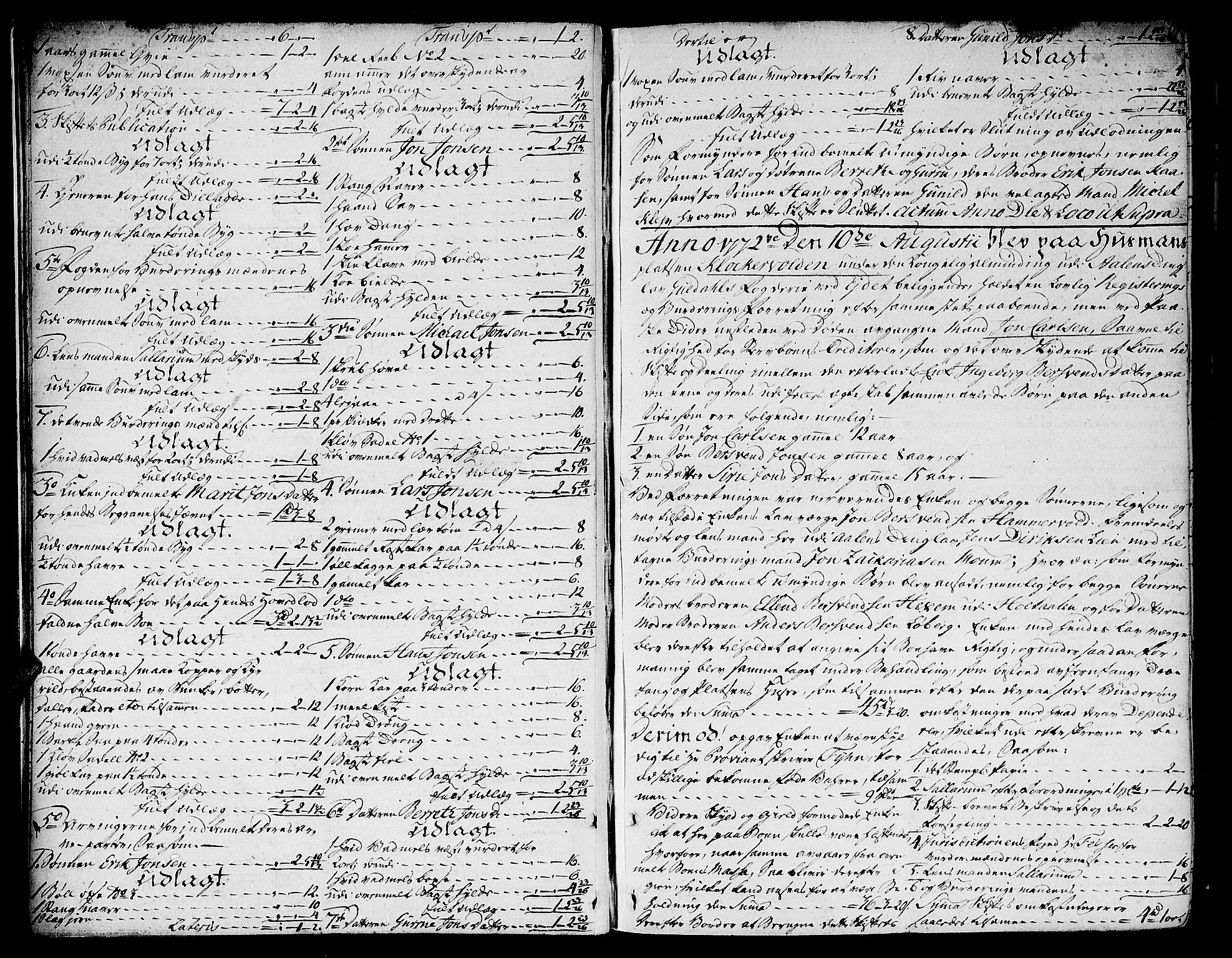 Gauldal sorenskriveri, AV/SAT-A-0014/1/3/3A/L0005: Skifteprotokoll, 1772-1777, p. 10b-11a