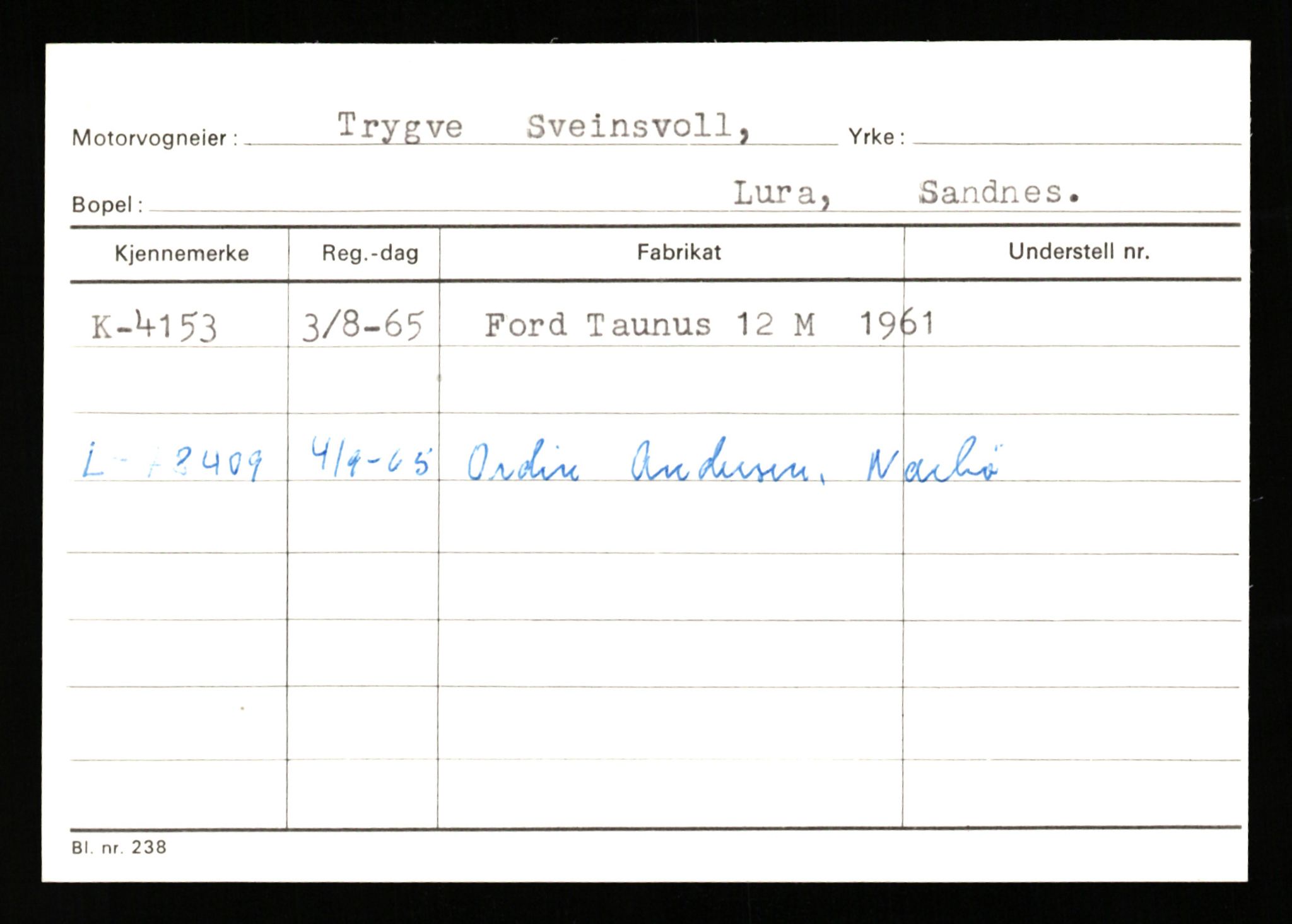 Stavanger trafikkstasjon, AV/SAST-A-101942/0/G/L0001: Registreringsnummer: 0 - 5782, 1930-1971, p. 2547